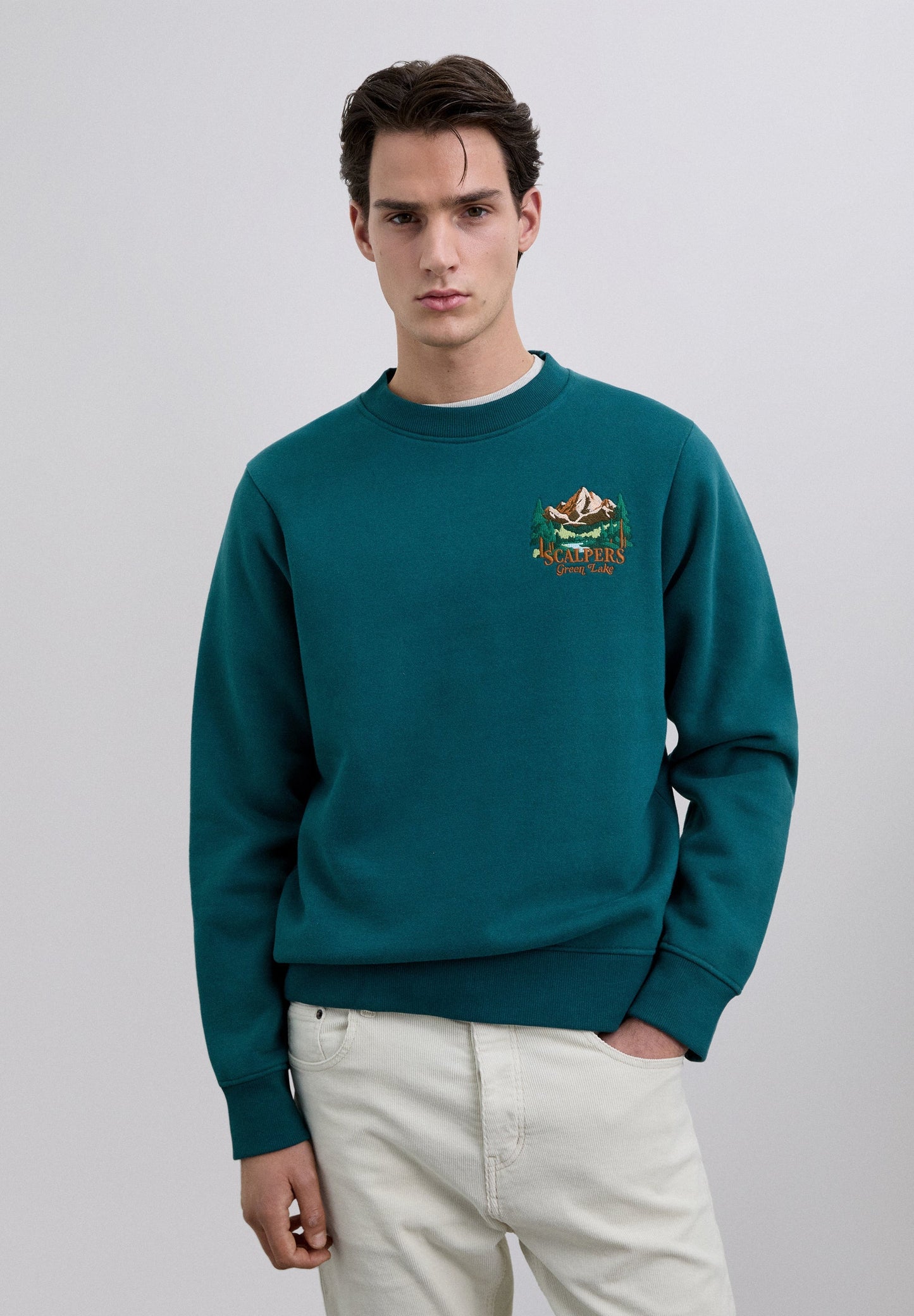 SUDADERA ALGODÓN BORDADA