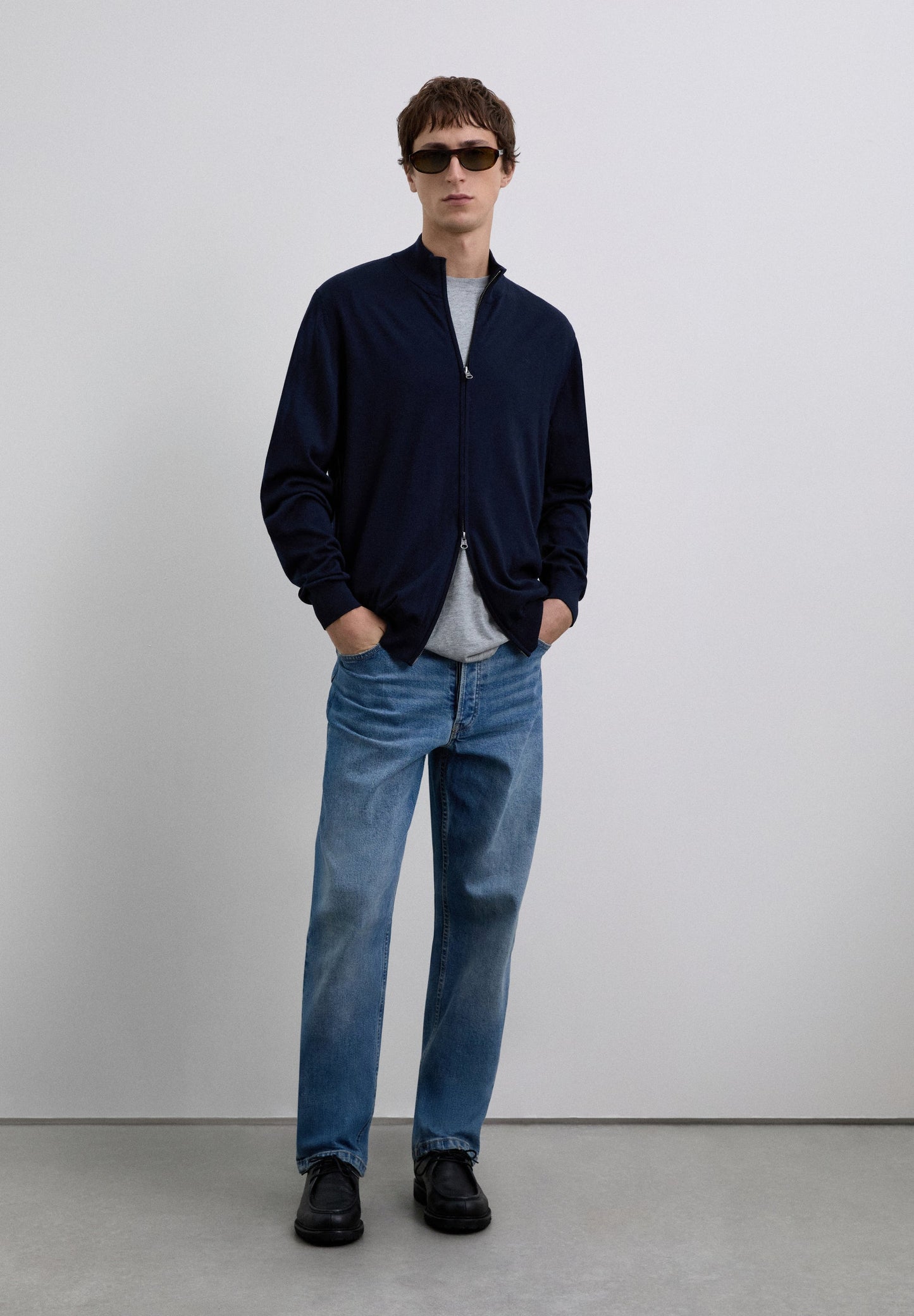 CÁRDIGAN CREMALLERA LANA MERINO