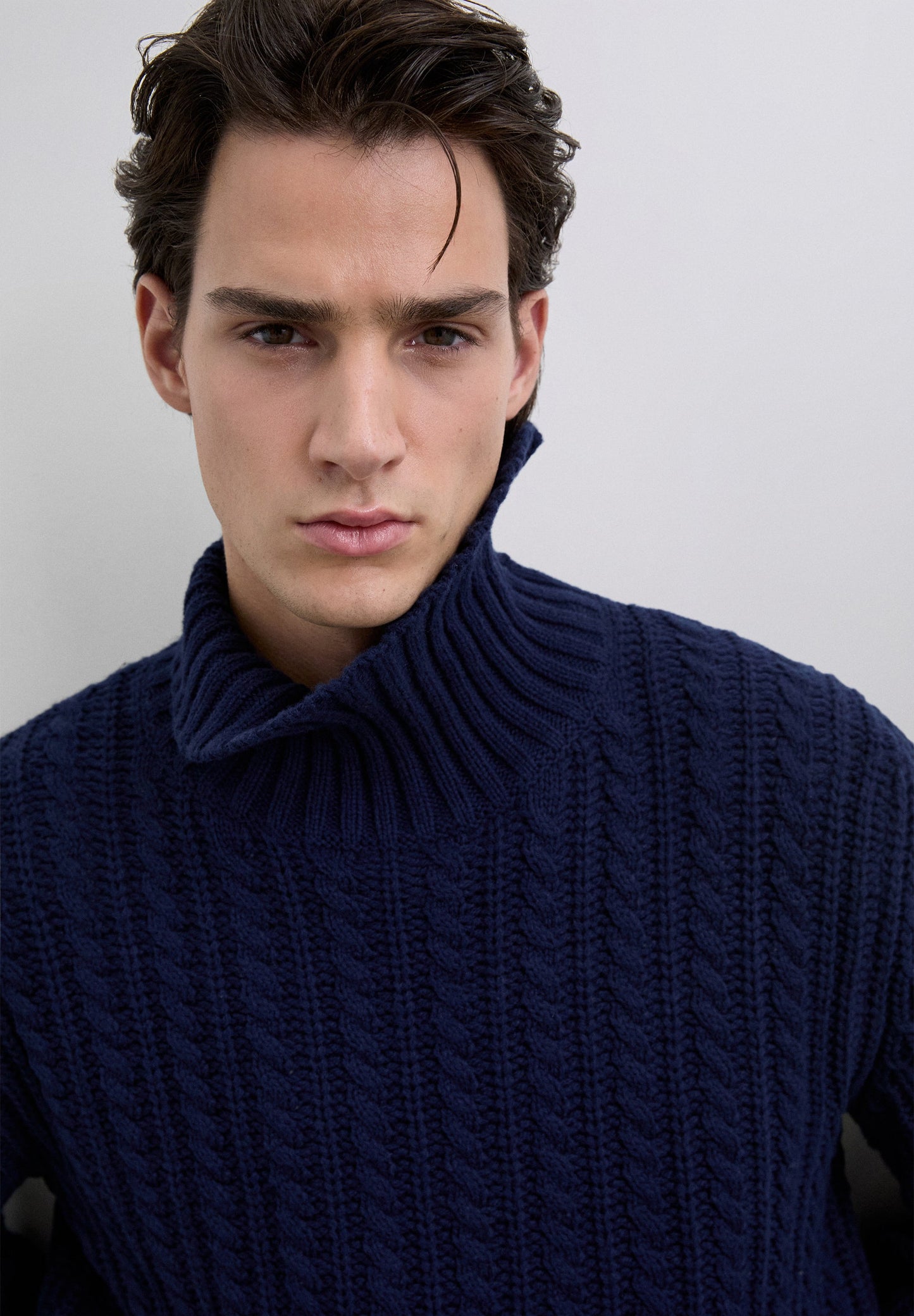 JERSEY CUELLO ALTO TRENZADO