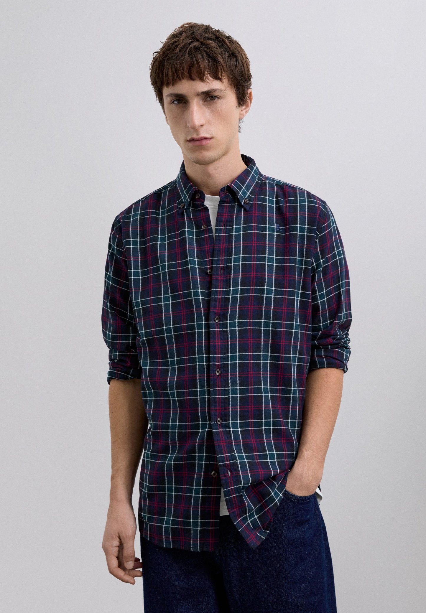 CAMISA ALGODÓN CUADROS