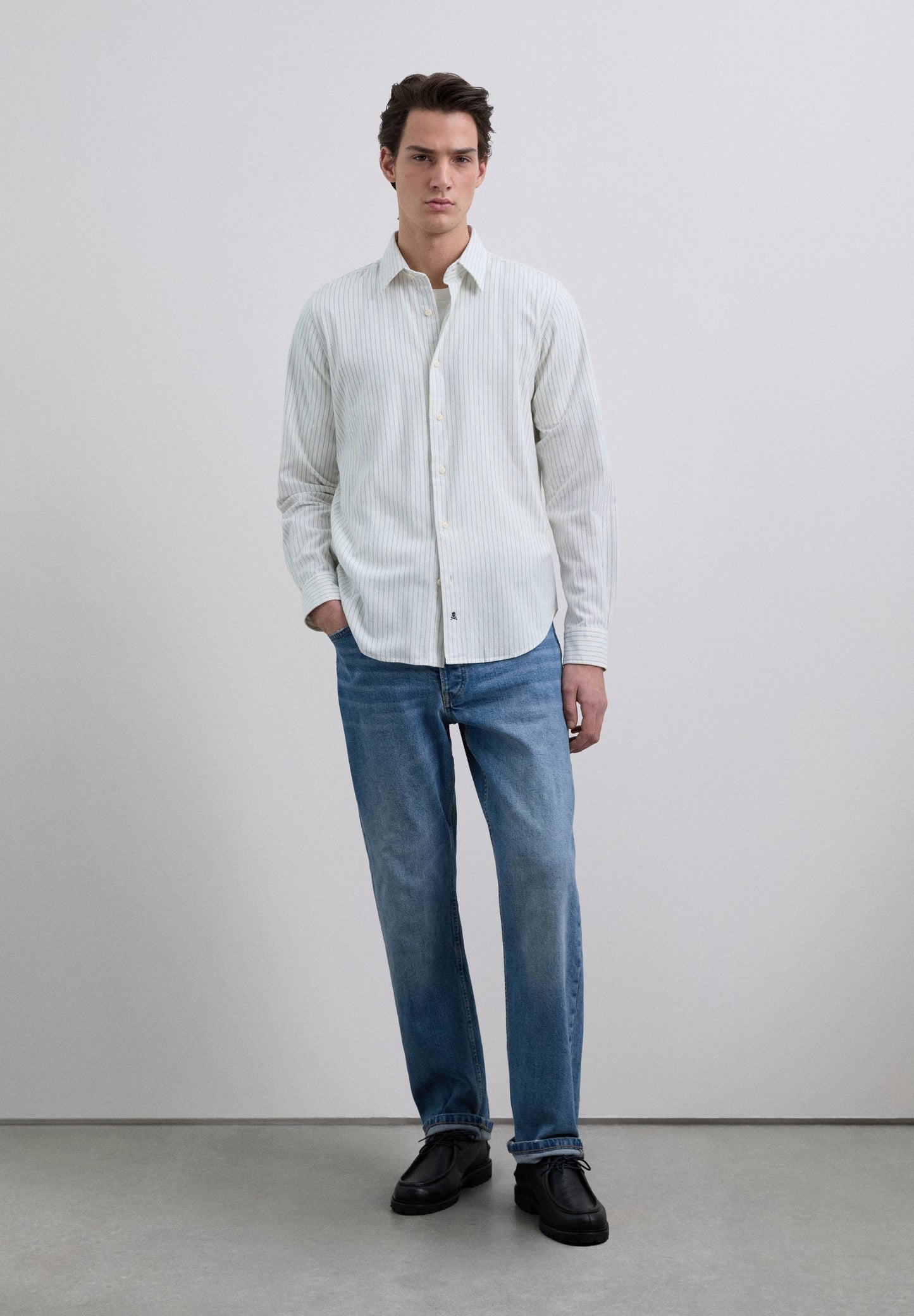 CAMISA RAYAS AFELPADA