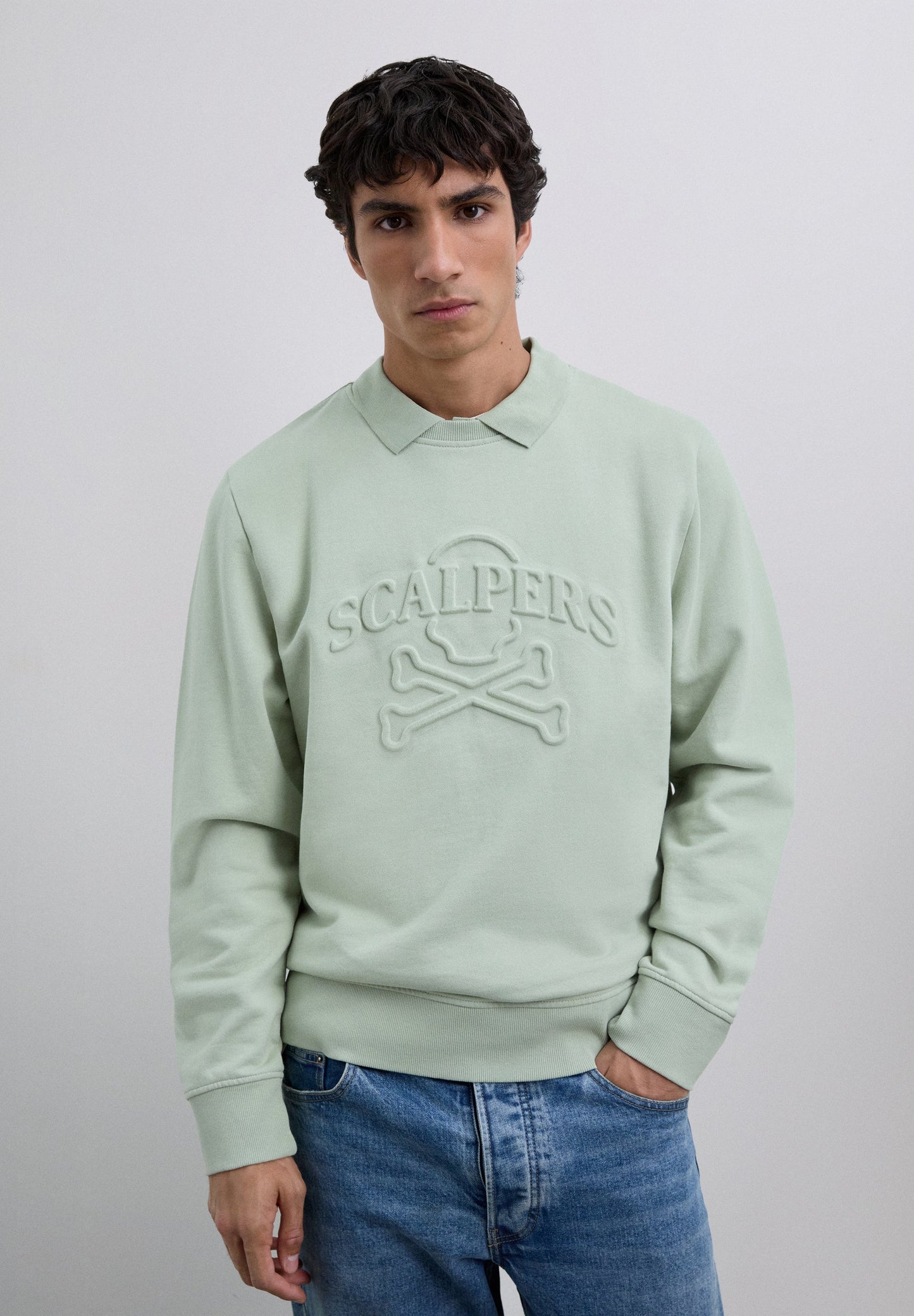 SUDADERA LOGO RELIEVE