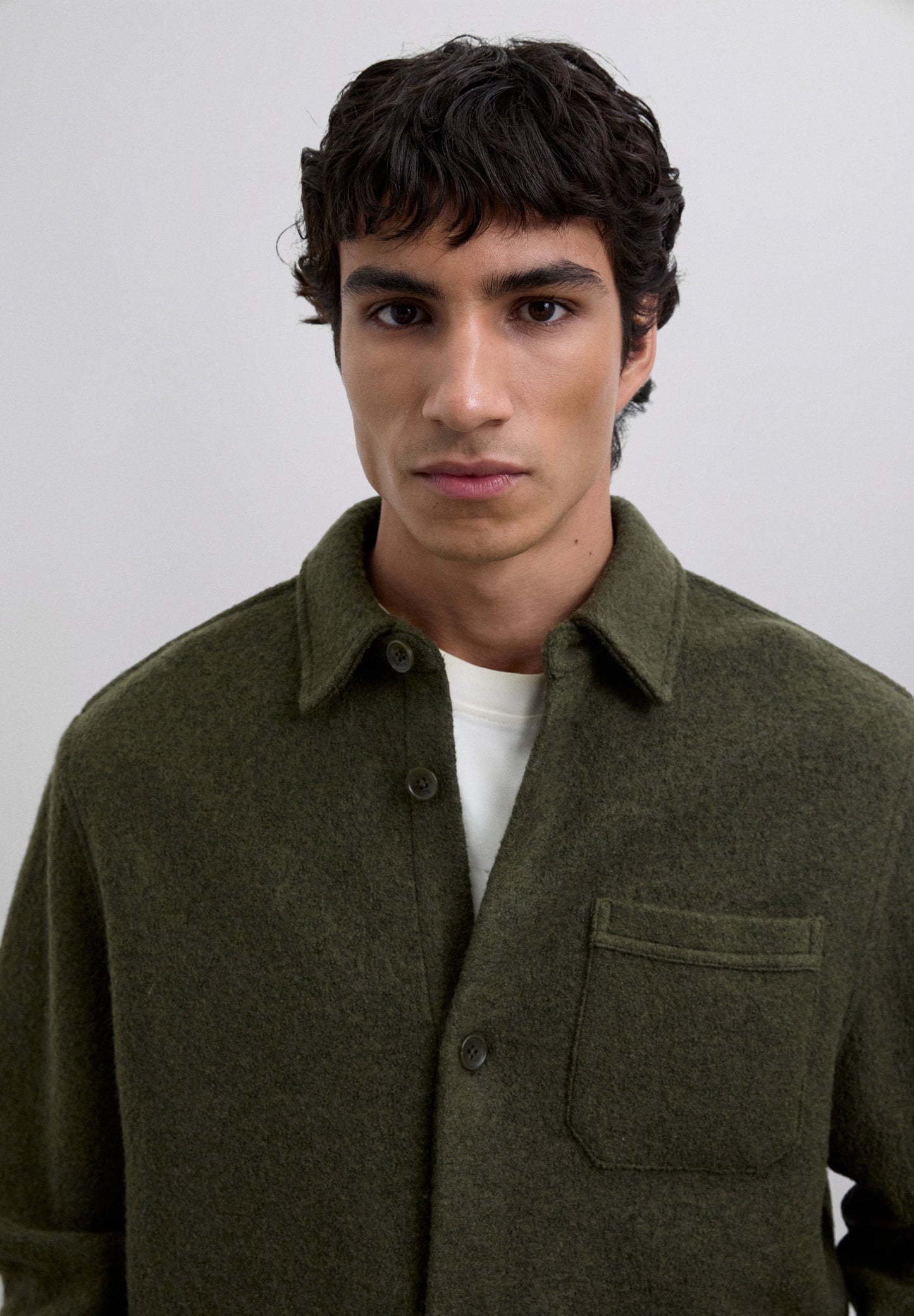 SOBRECAMISA LANA BOLSILLOS