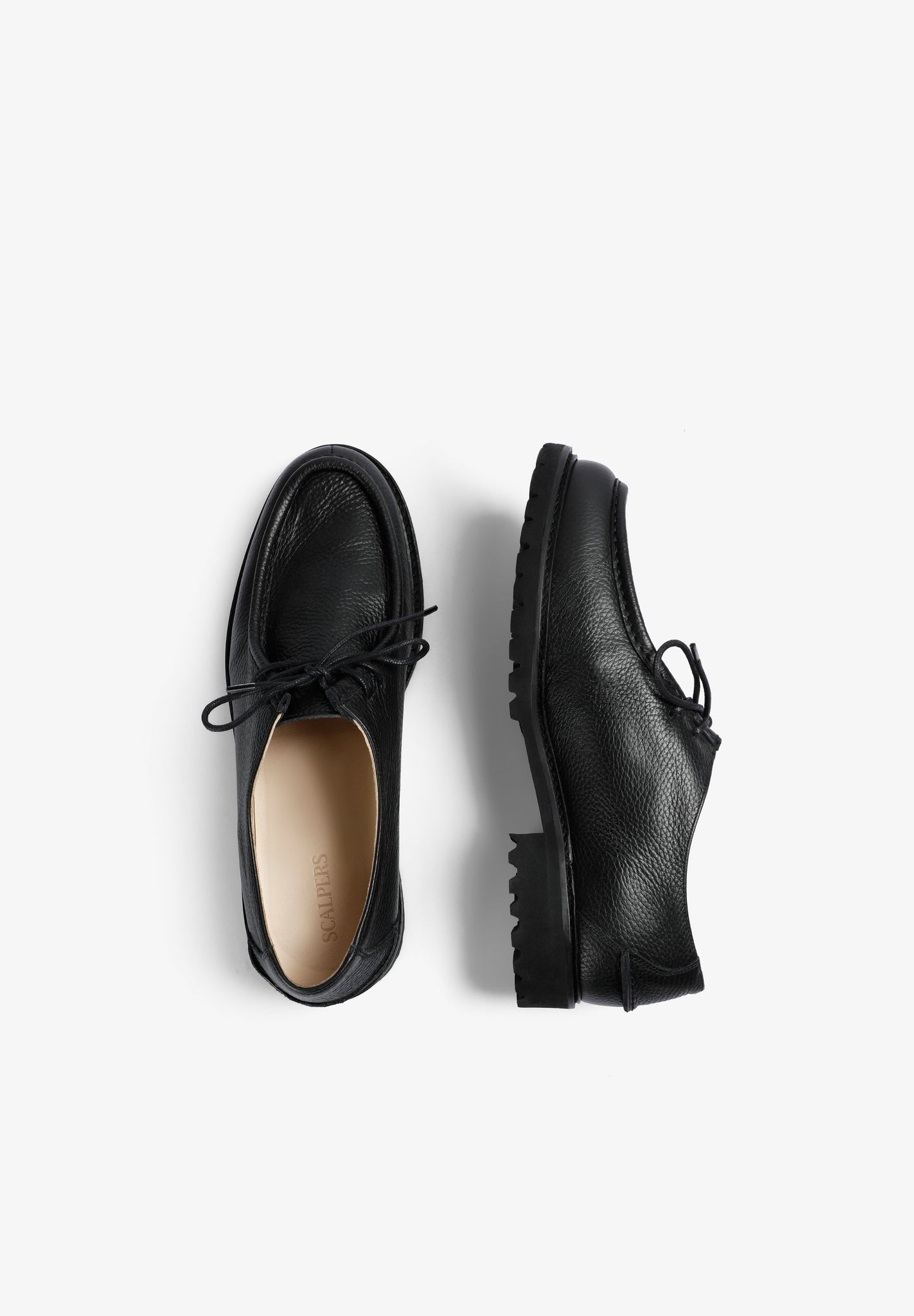 ZAPATOS PIEL SUELA DENTADA