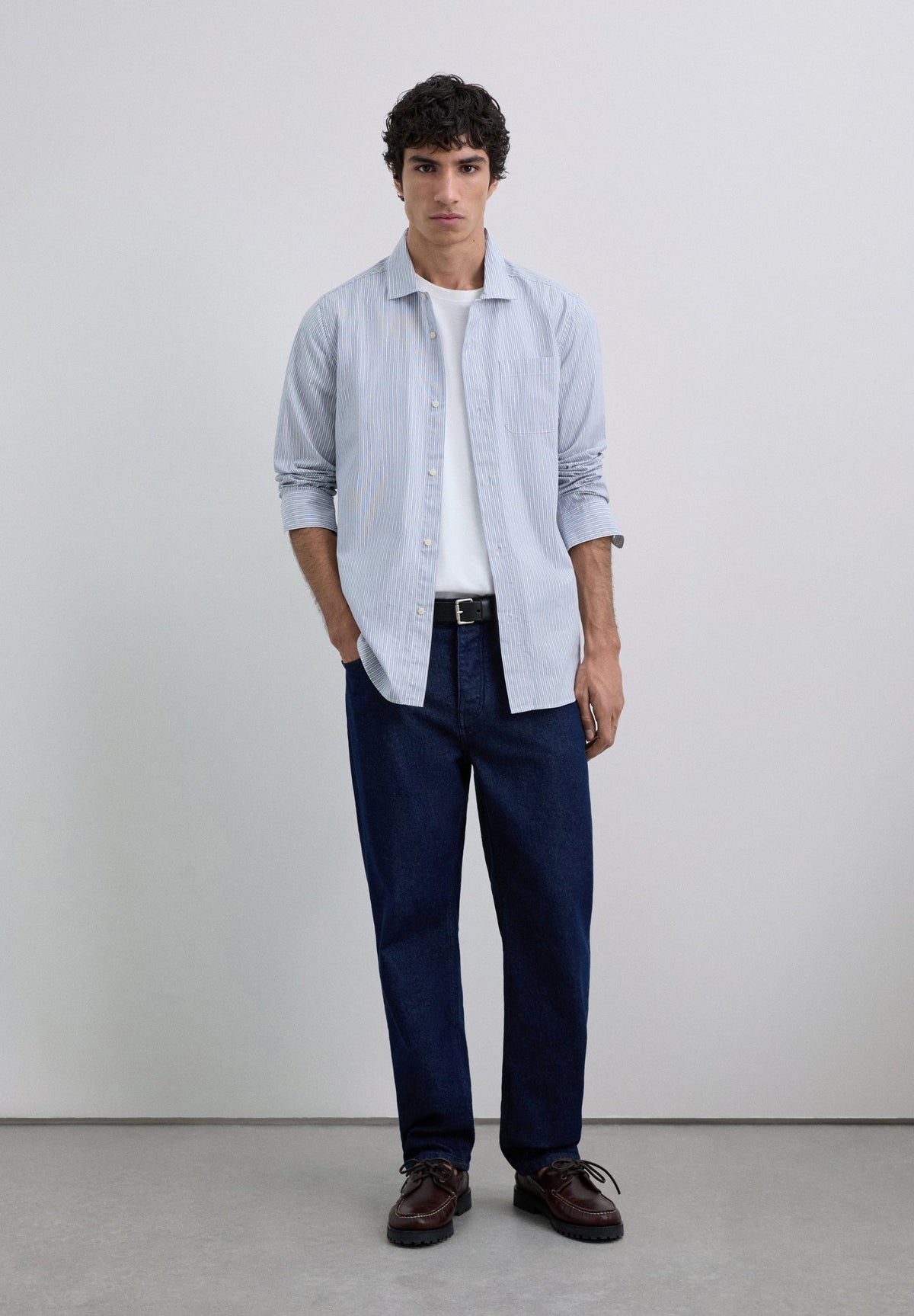 PANTALON VAQUERO CROPPED