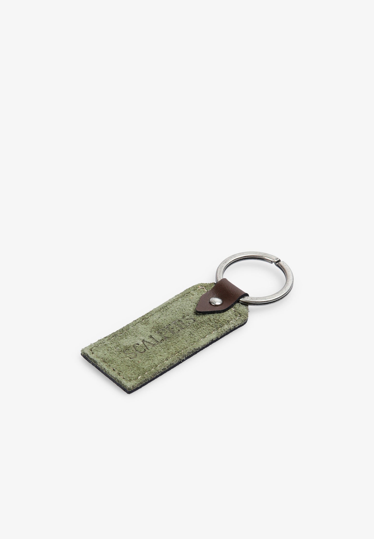 SCVINTAGE LEATHER KEYCHAIN