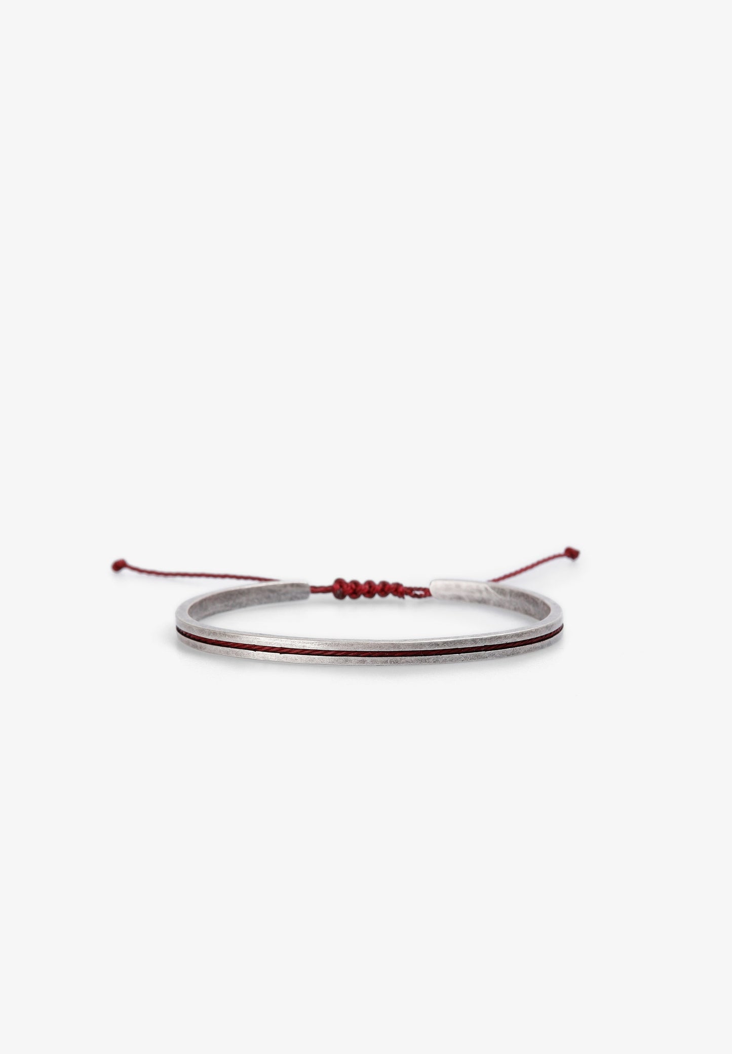 PULSERA AJUSTABLE EFECTO PLATEADO