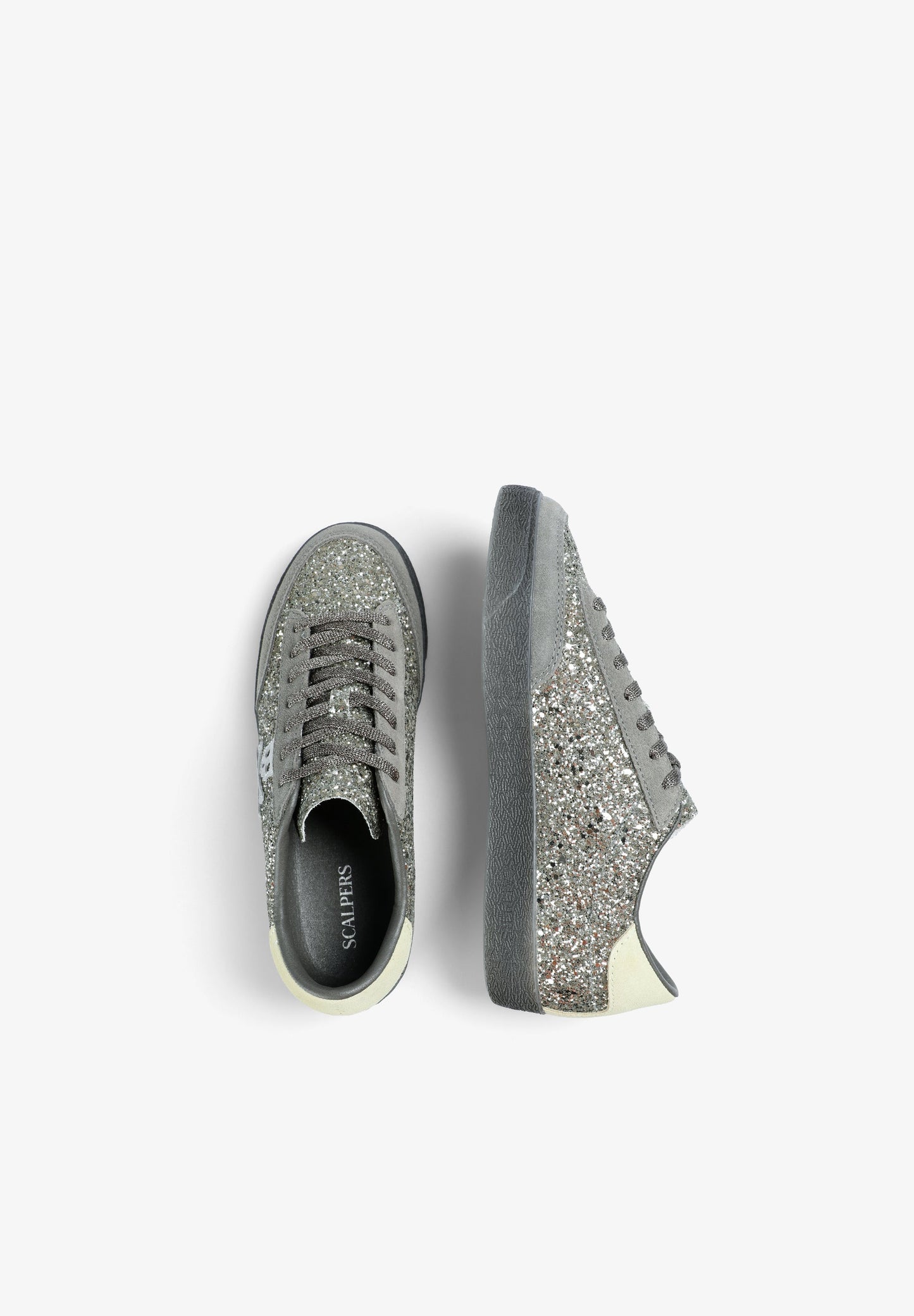 SNEAKERS GLITTER CALAVERA LATERAL