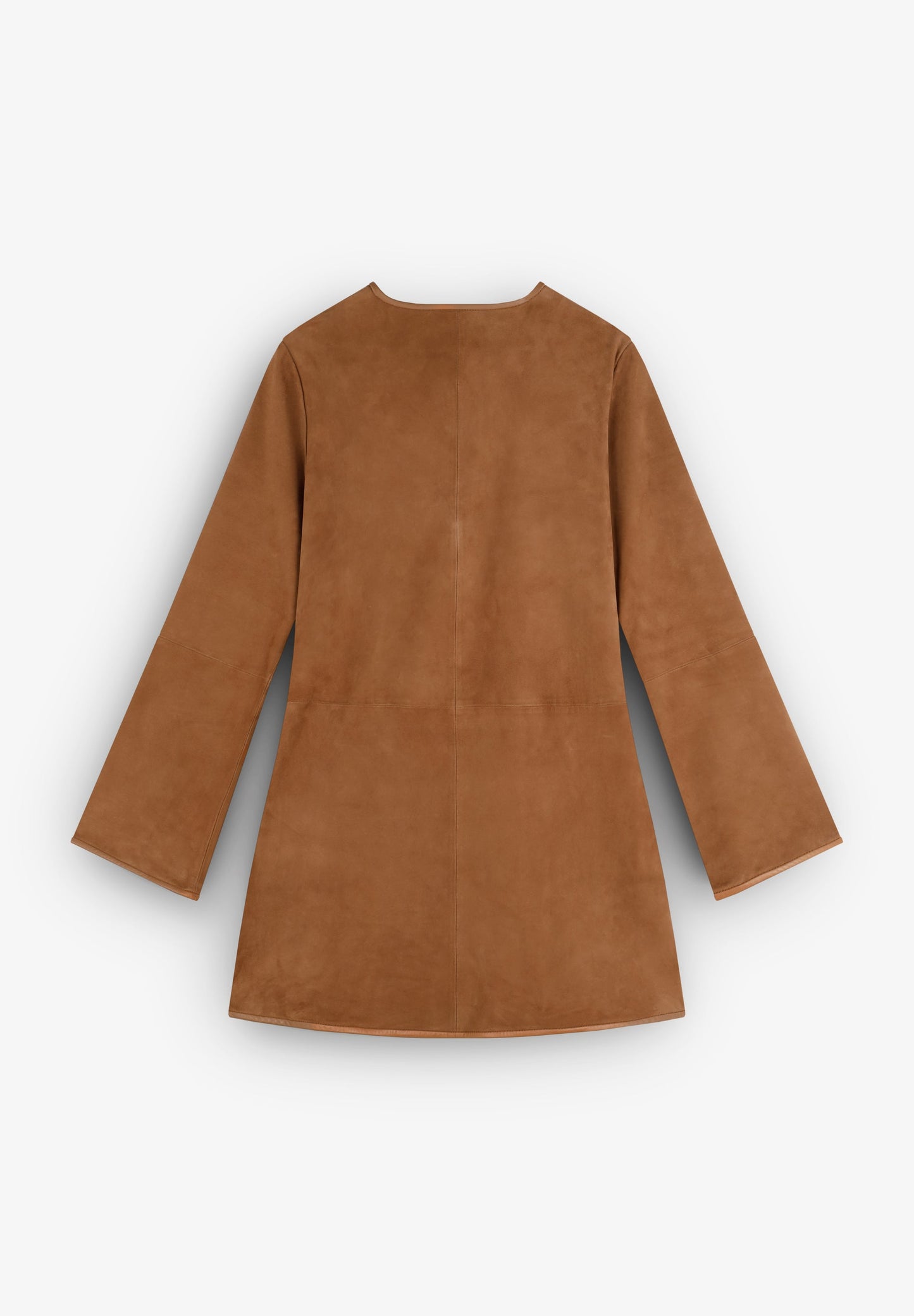 VESTIDO MINI PIEL ANTE