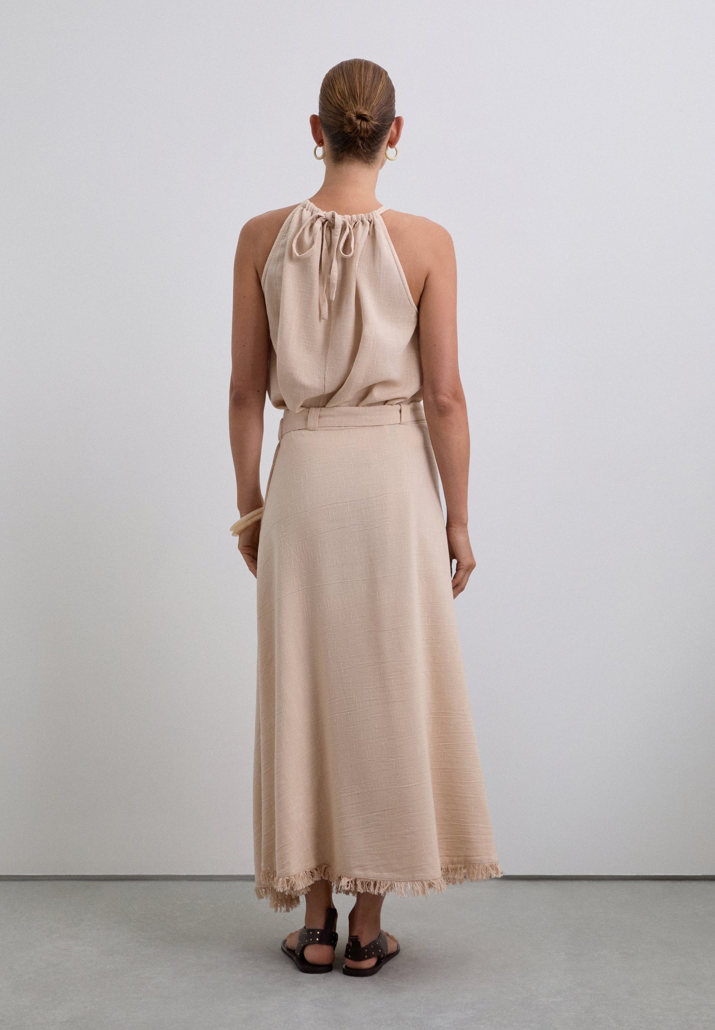 FALDA MIDI FLECOS
