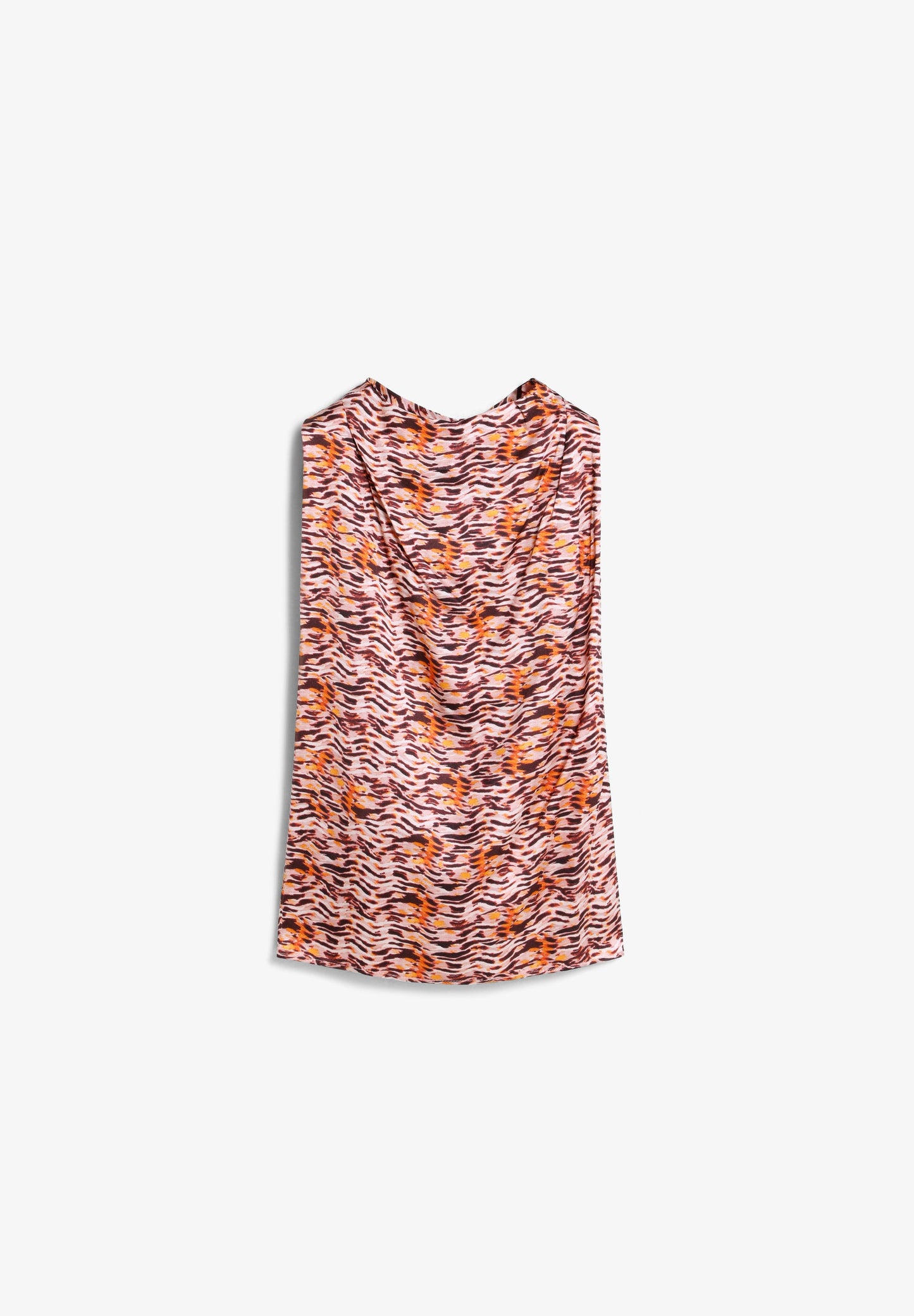 TOP CUELLO HALTER ESTAMPADO