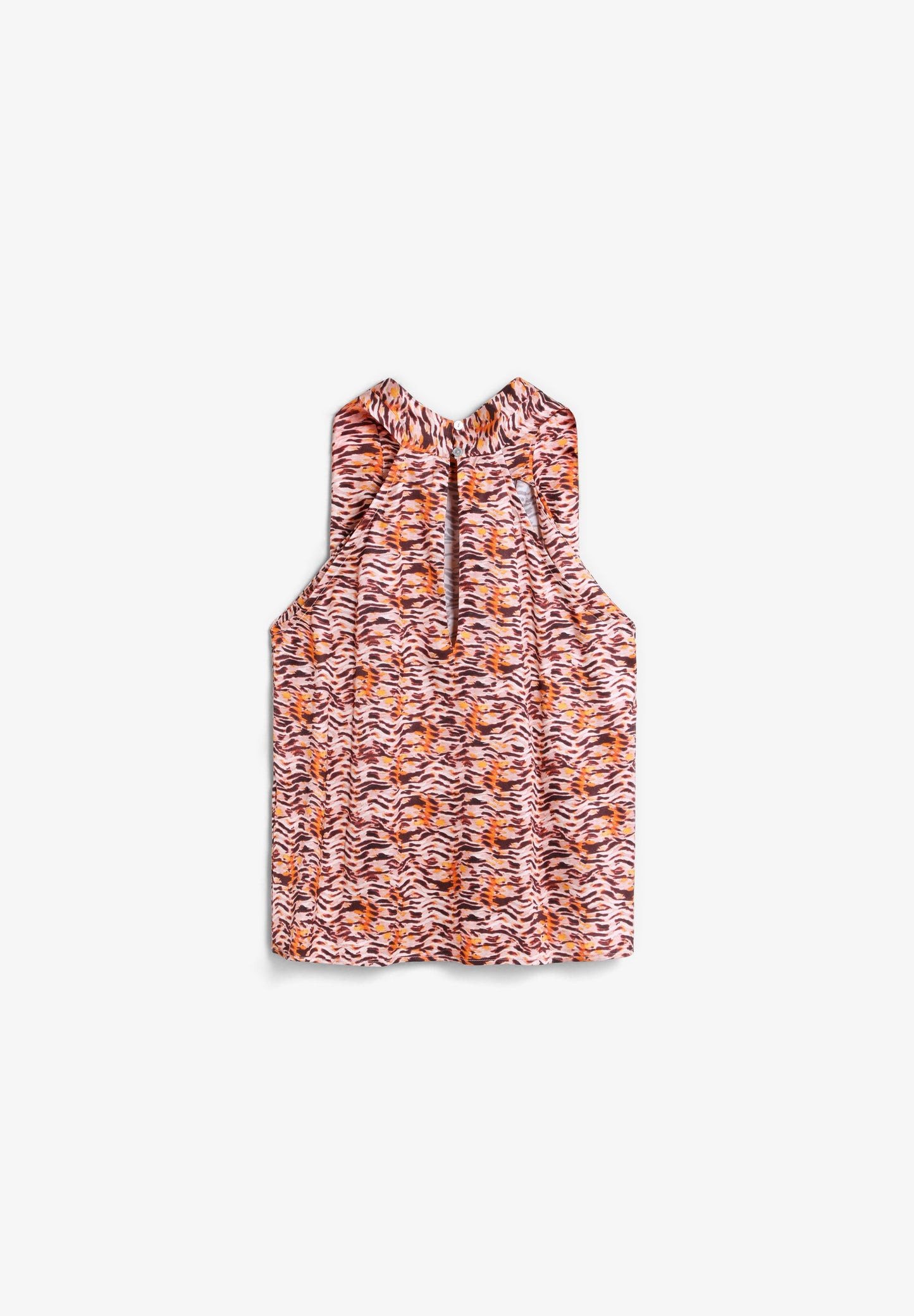 TOP CUELLO HALTER ESTAMPADO