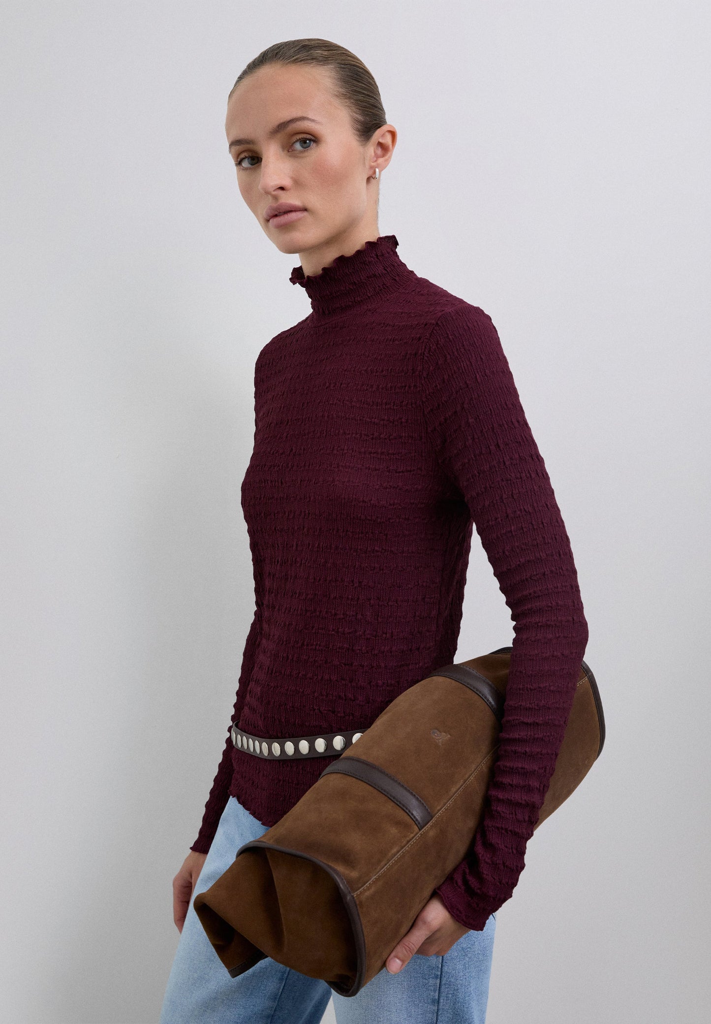 TOP CUELLO ALTO ESTRUCTURA
