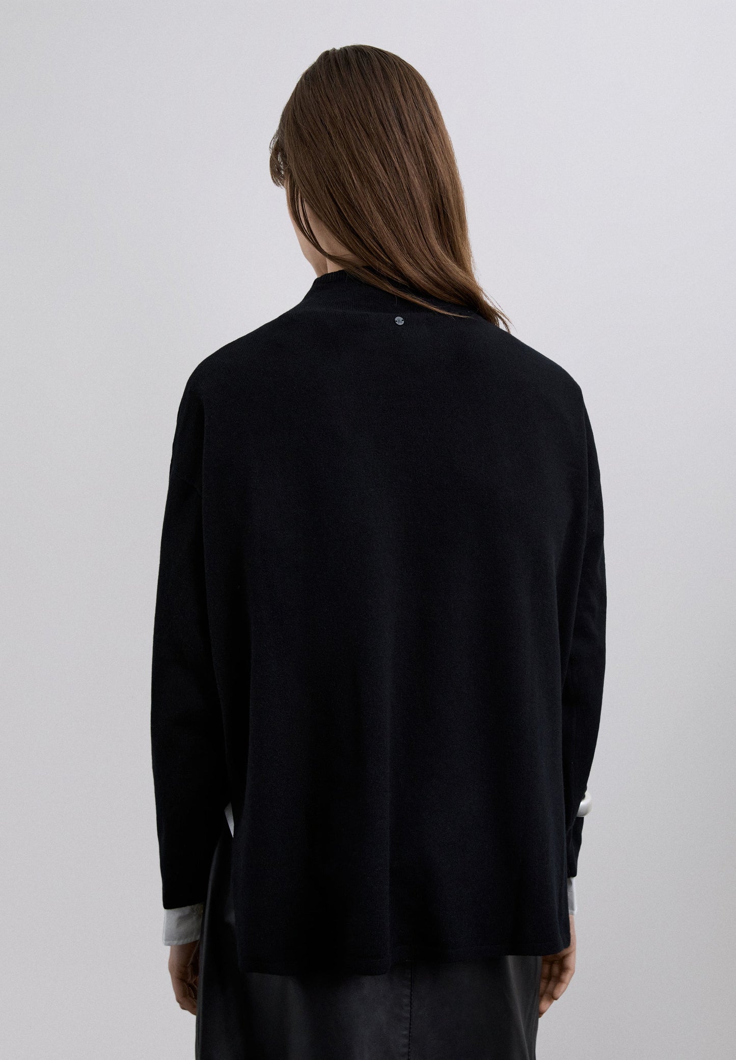 JERSEY CUELLO ALTO MEZCLA LANA