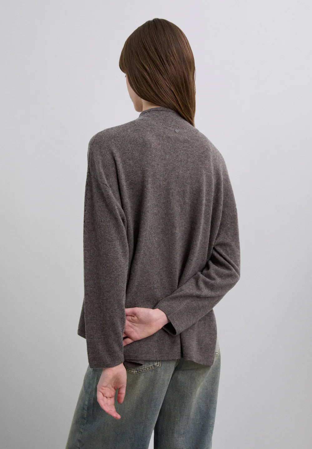 JERSEY CUELLO ALTO MEZCLA LANA