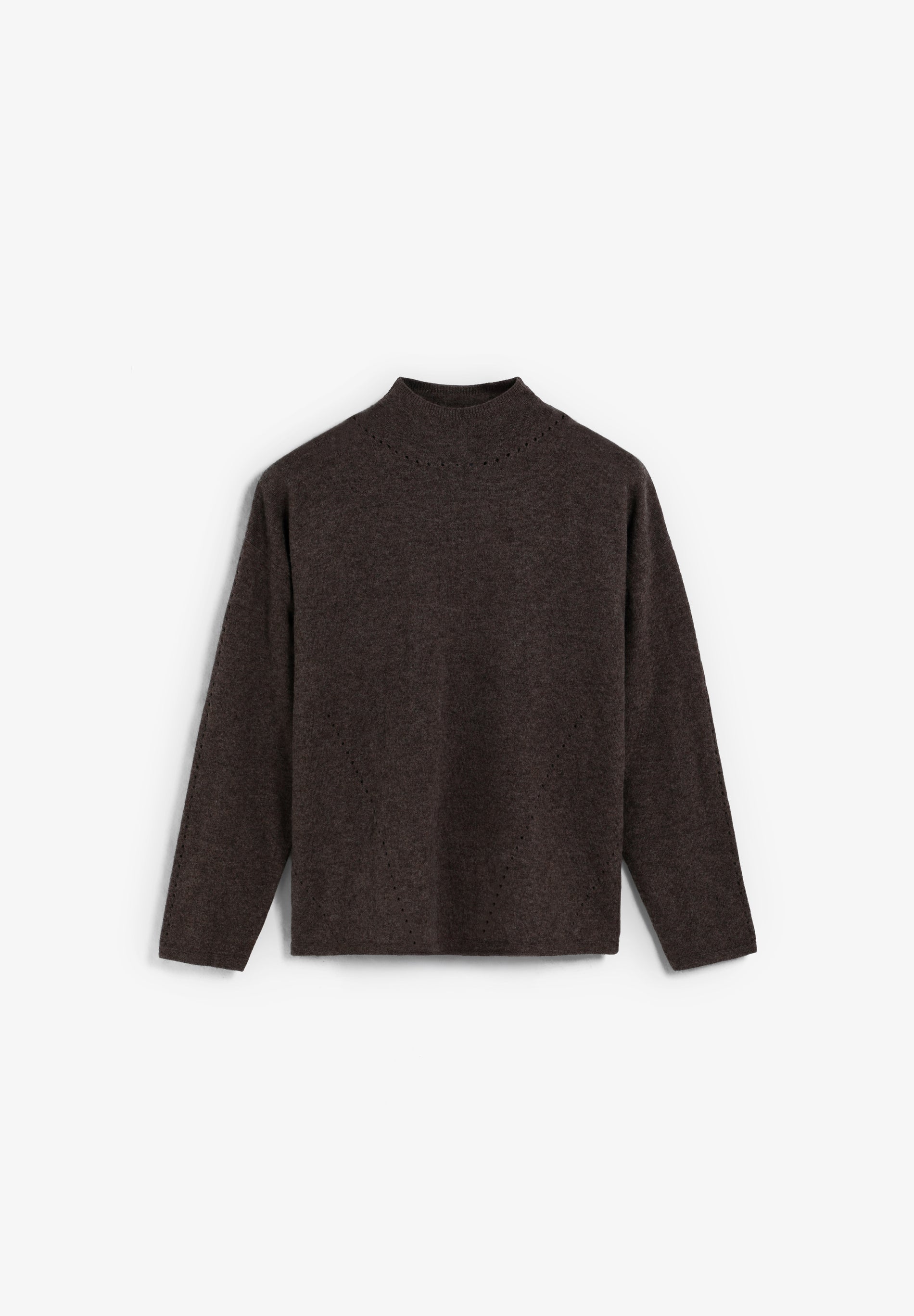 JERSEY CUELLO ALTO MEZCLA LANA