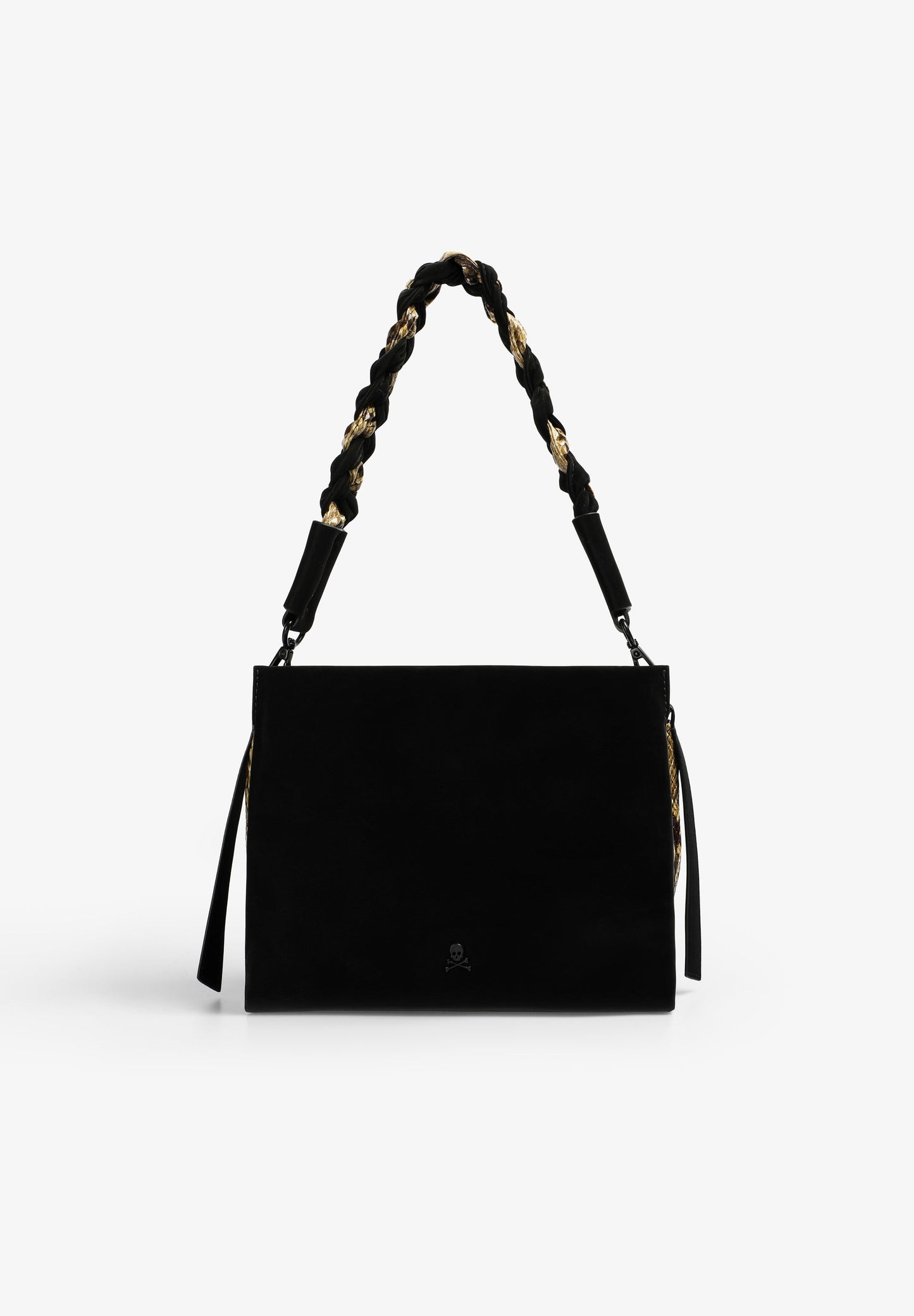 BOLSO TRENZADO DETALLES ANIMAL PRINT