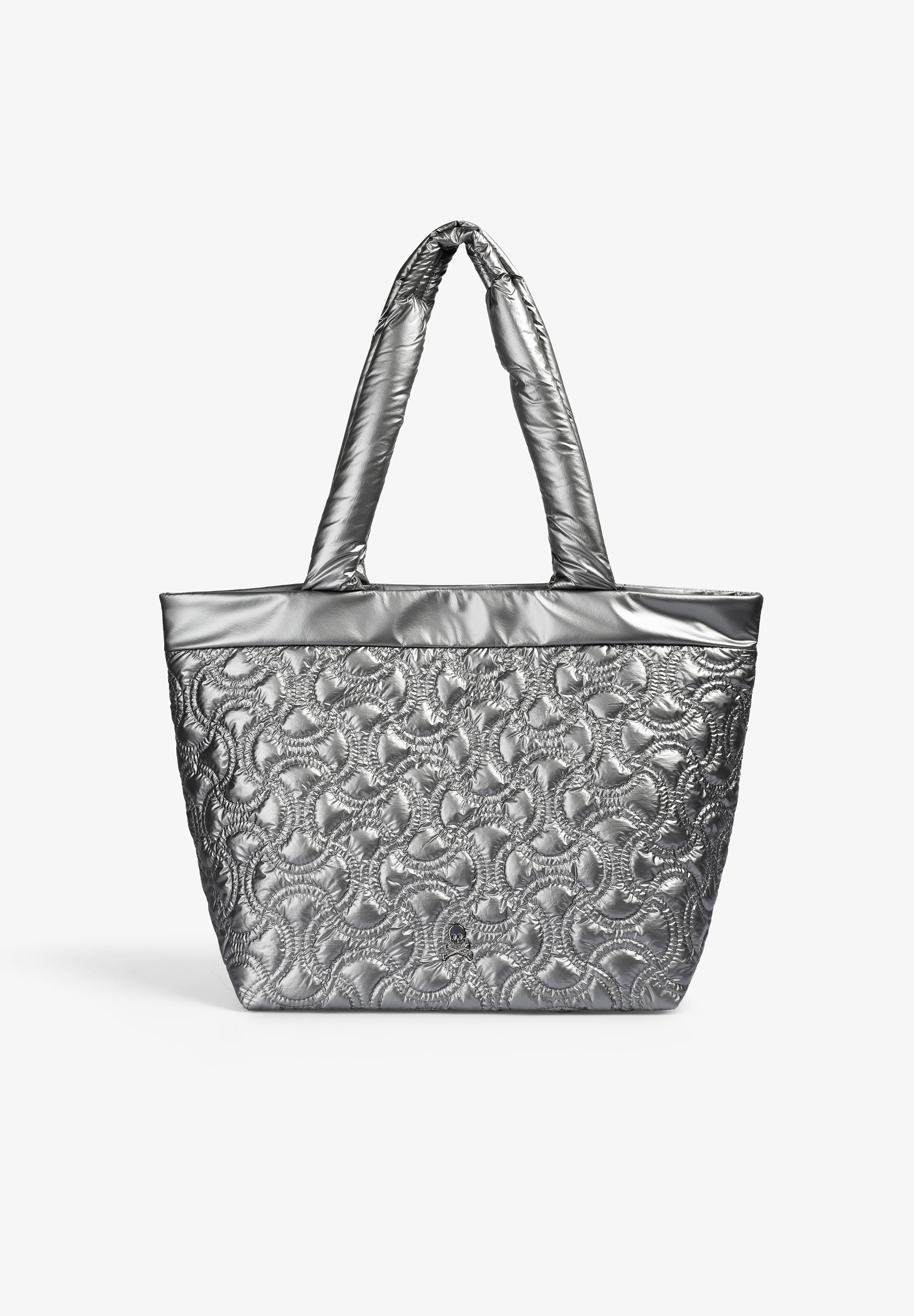 BOLSO SHOPPER ACOLCHADO CALAVERA