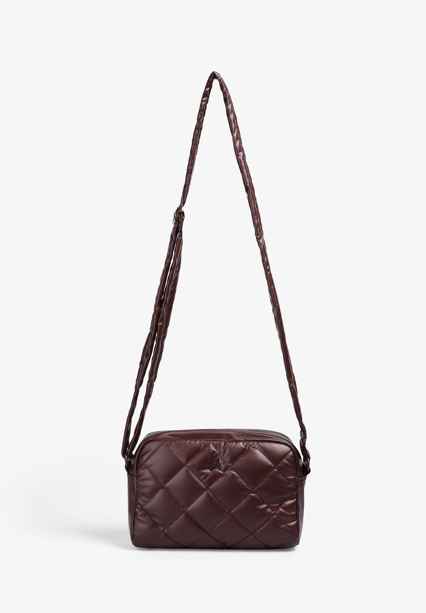 BOLSO BANDOLERA METALIZADO ACOLCHADO