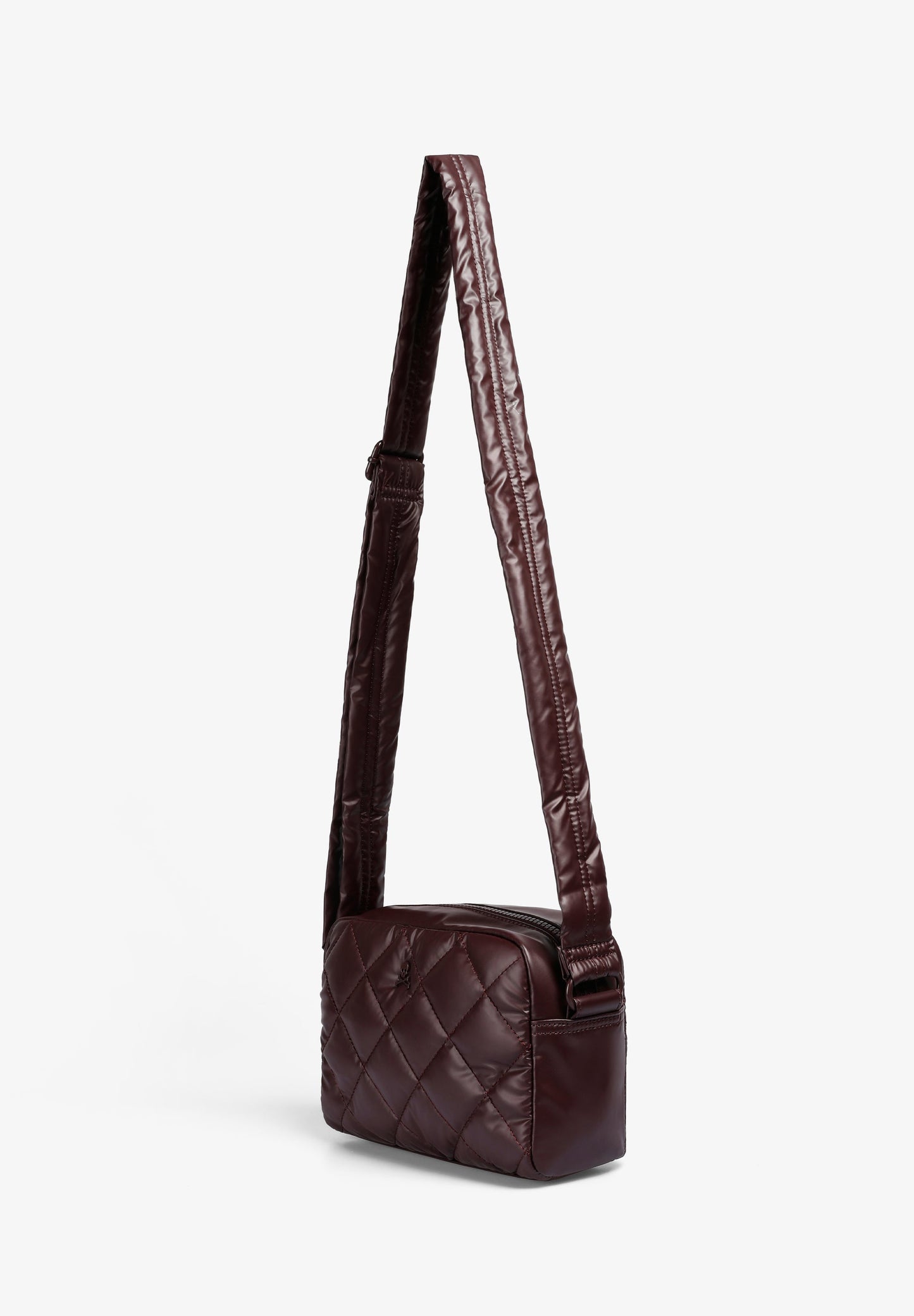 BOLSO BANDOLERA METALIZADO ACOLCHADO