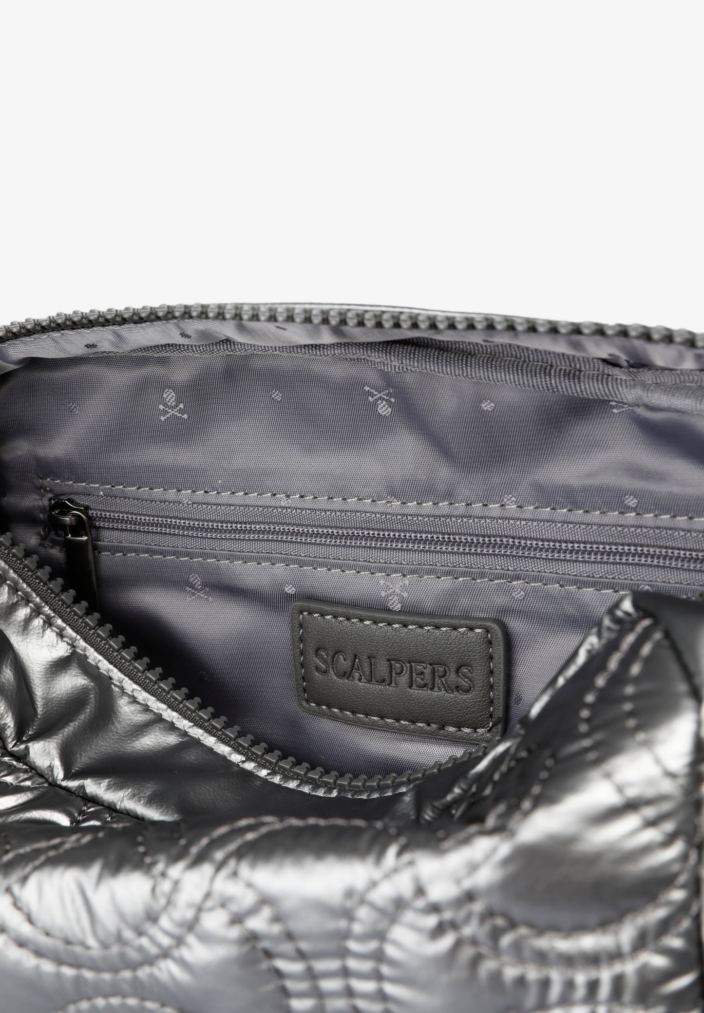 BOLSO BANDOLERA METALIZADO ACOLCHADO