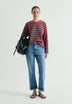 JEANS EFECTO LAVADO DESFLECADOS