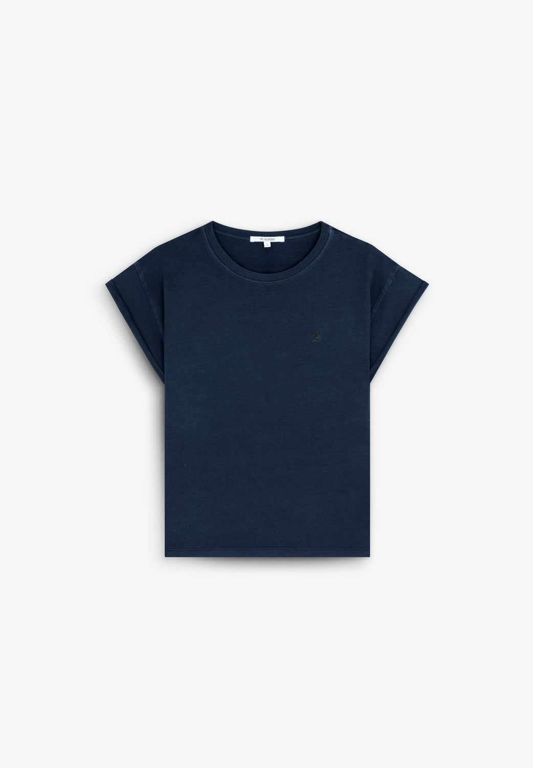 CAMISETA CALAVERA BORDADA - Scalpers
