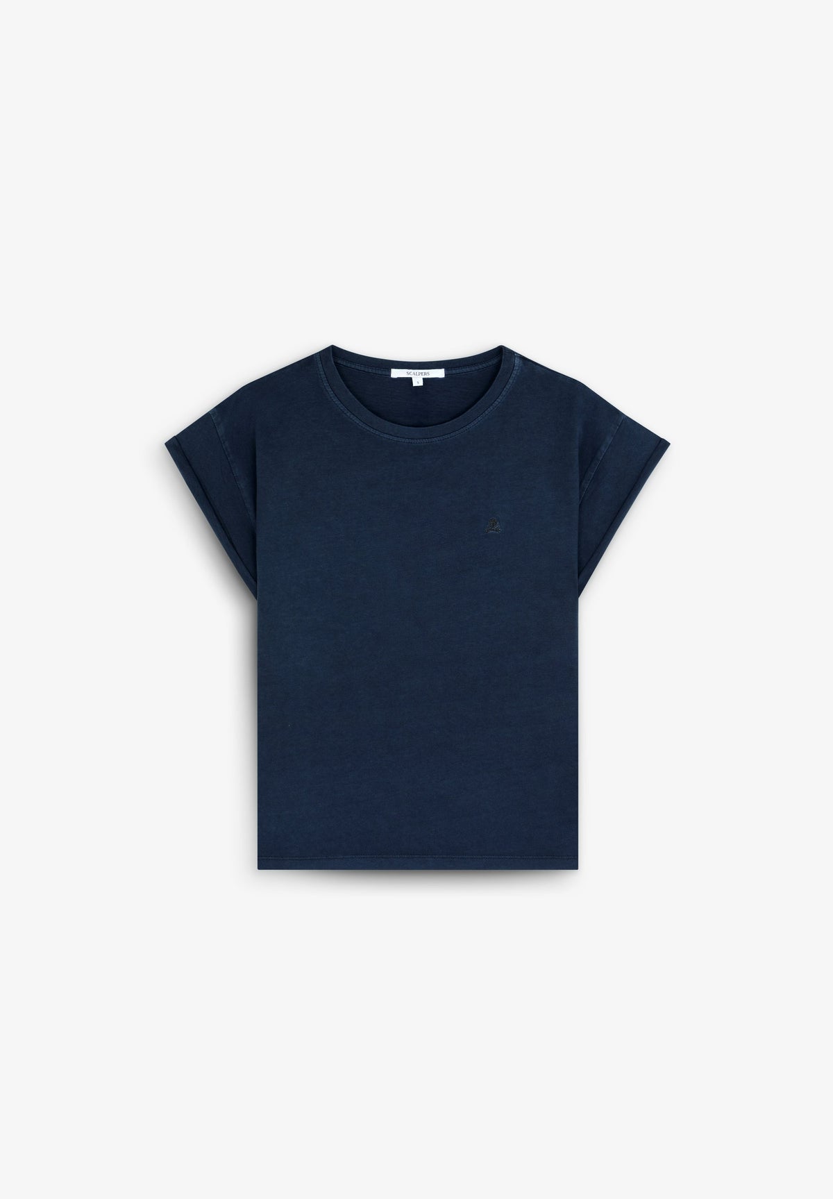 CAMISETA CALAVERA BORDADA - Scalpers
