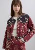 CAMISA DENIM CROP ESTAMPADA