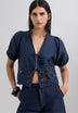 BLUSA BORDADA LAZOS
