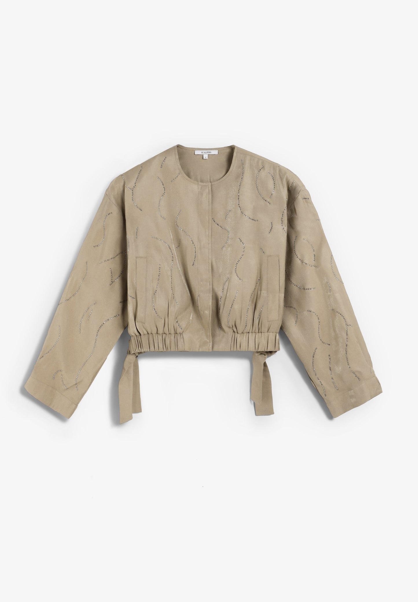 CHAQUETA BOMBER STRASS