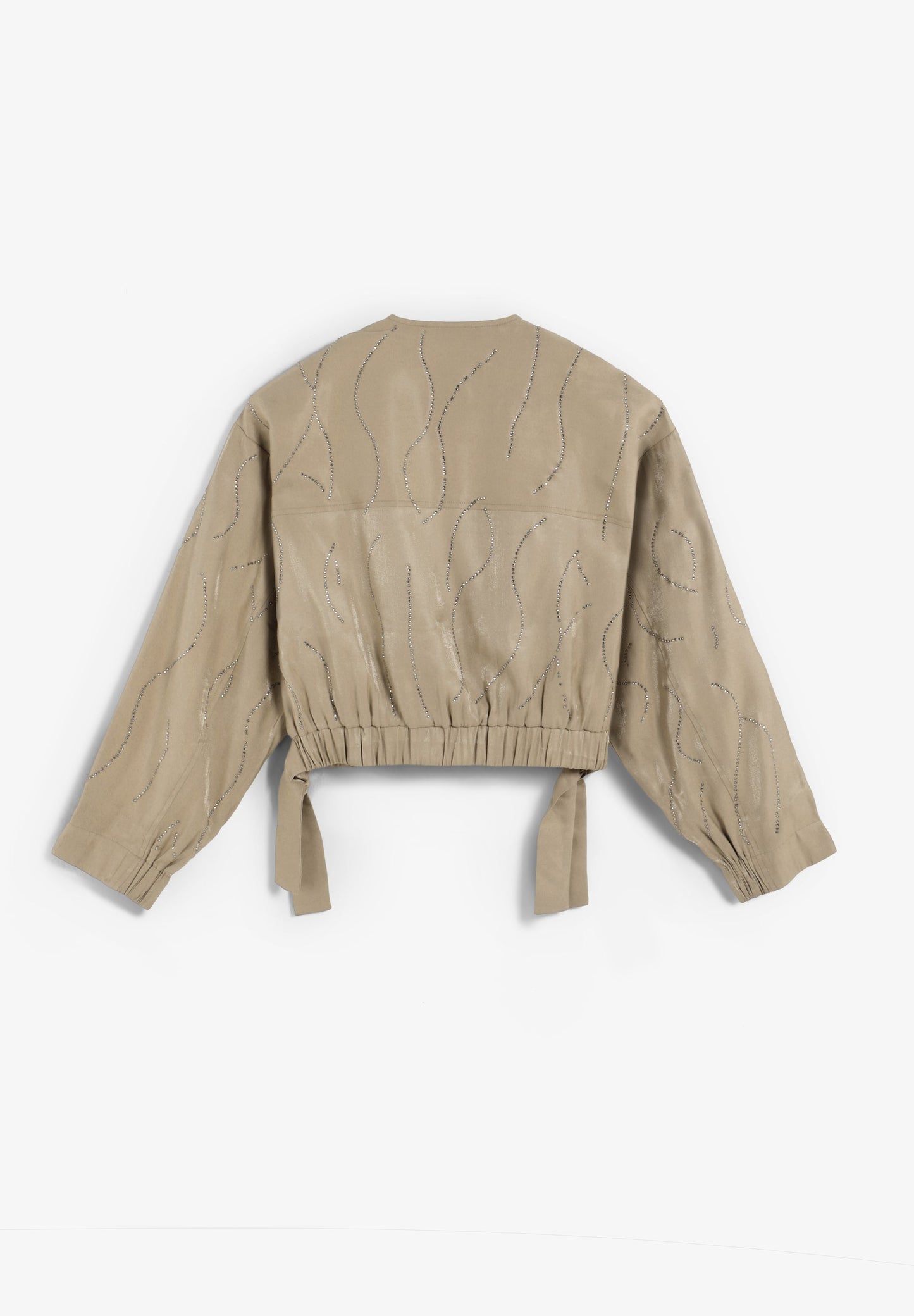 CHAQUETA BOMBER STRASS