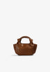 BOLSO MANO PIEL ASA TRENZADA