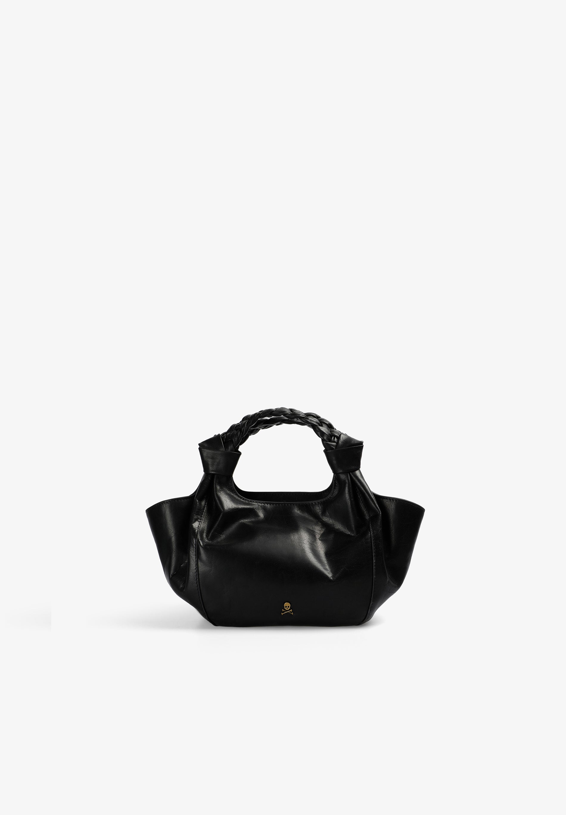 BOLSO MINI PIEL ASA TRENZADA