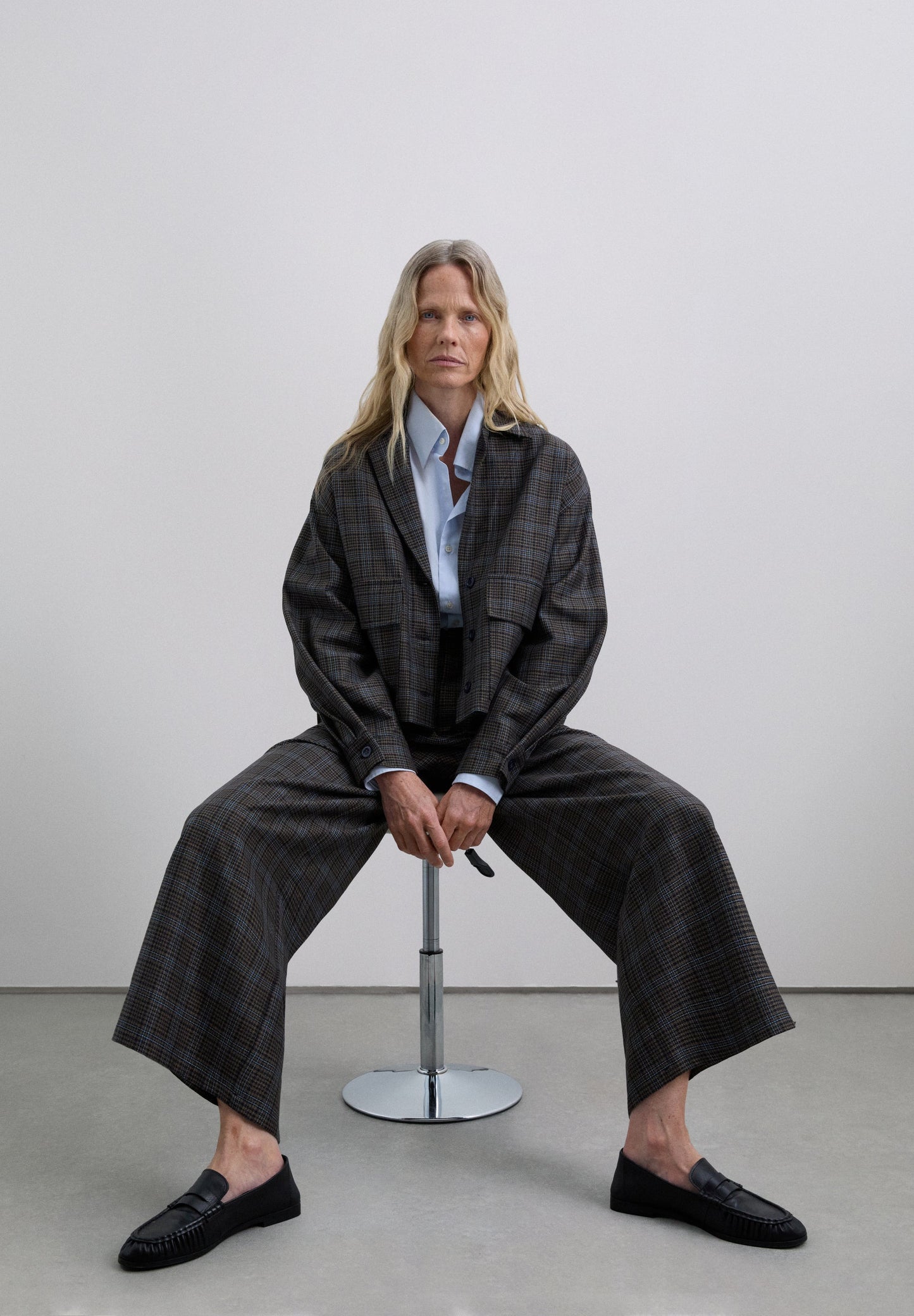 CHAQUETA CUADROS BOLSILLOS