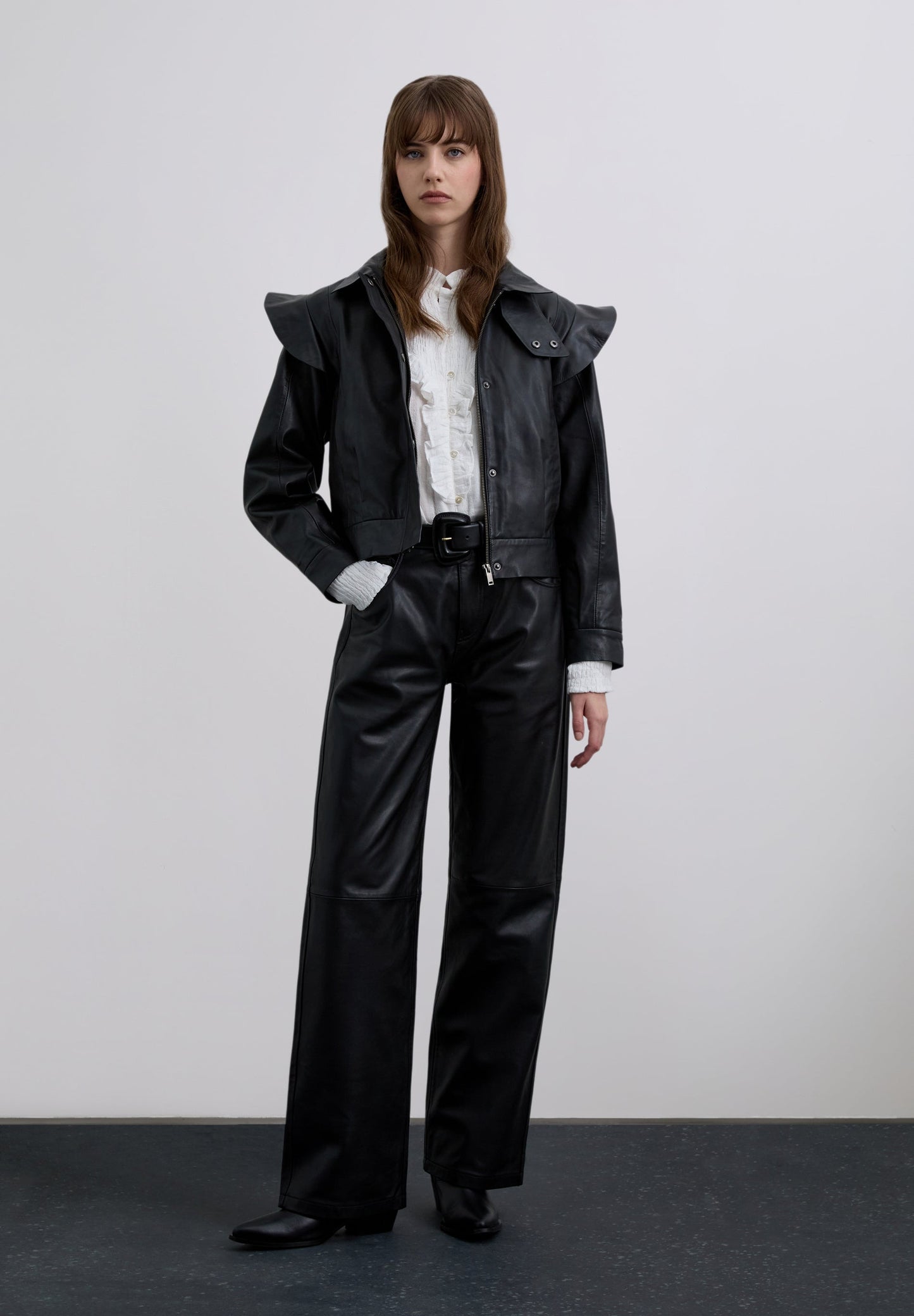 CHAQUETA BOMBER VOLANTES PIEL