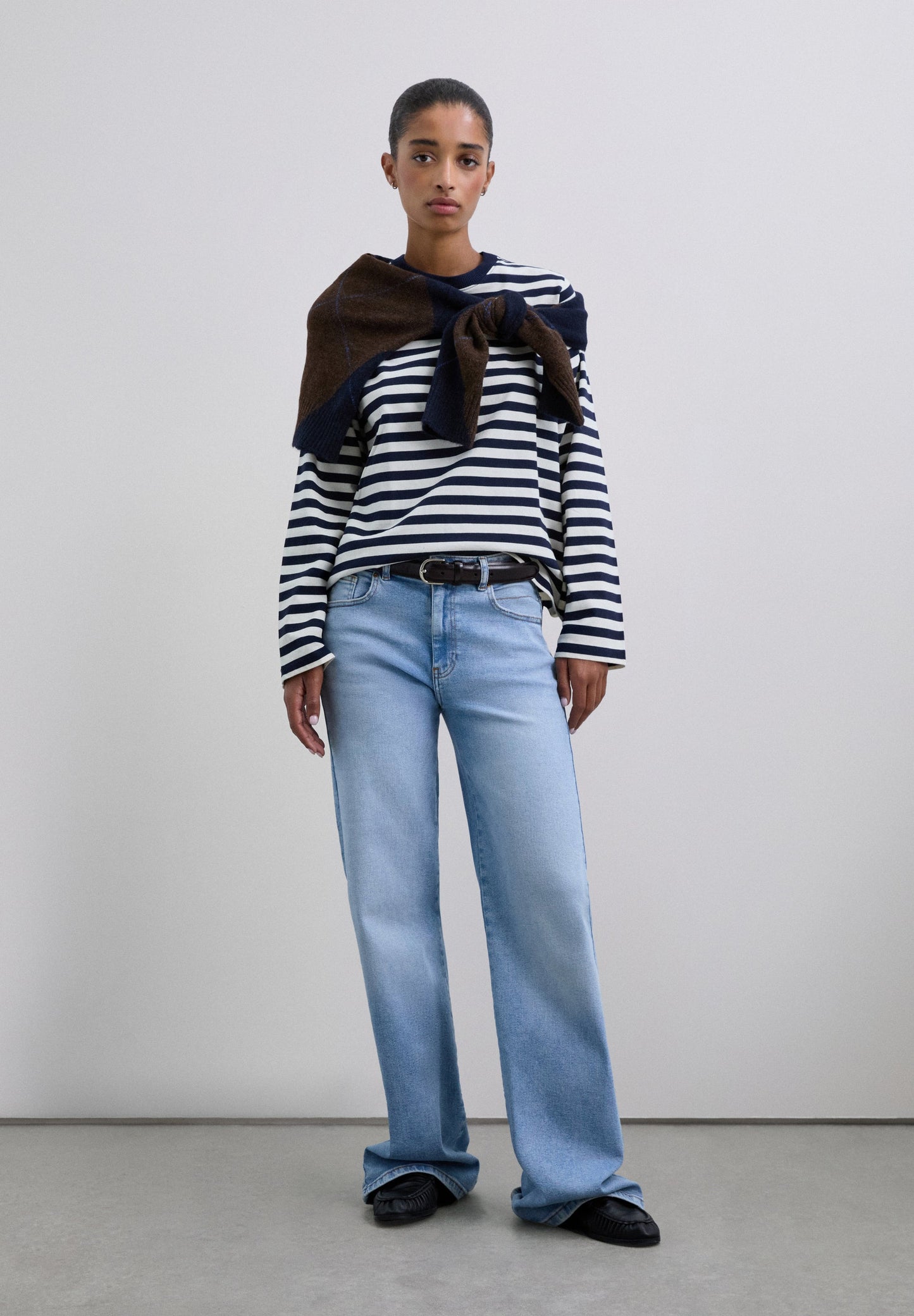 CAMISETA RAYAS MANGA LARGA