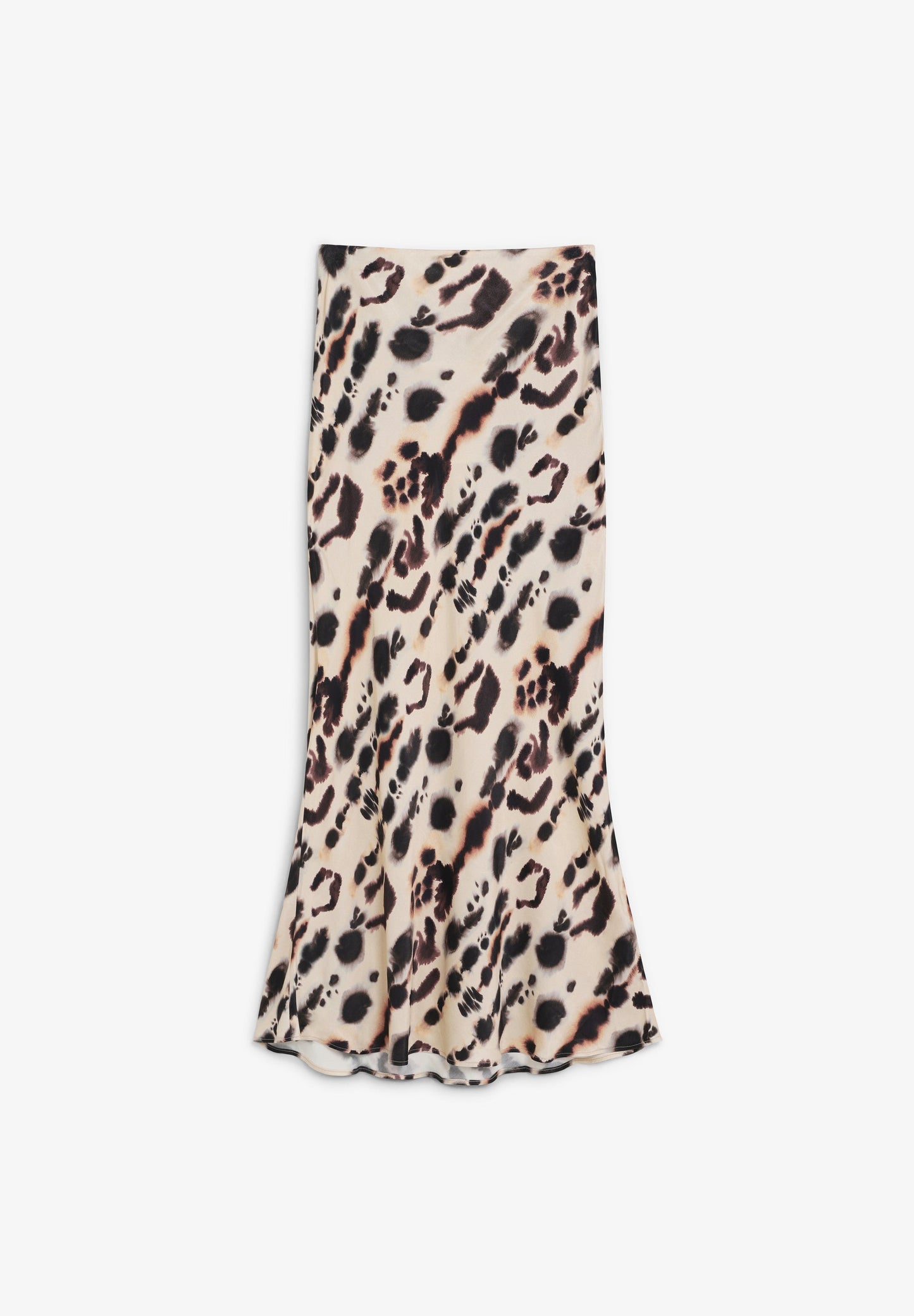 FALDA MIDI SATINADA FLUIDA