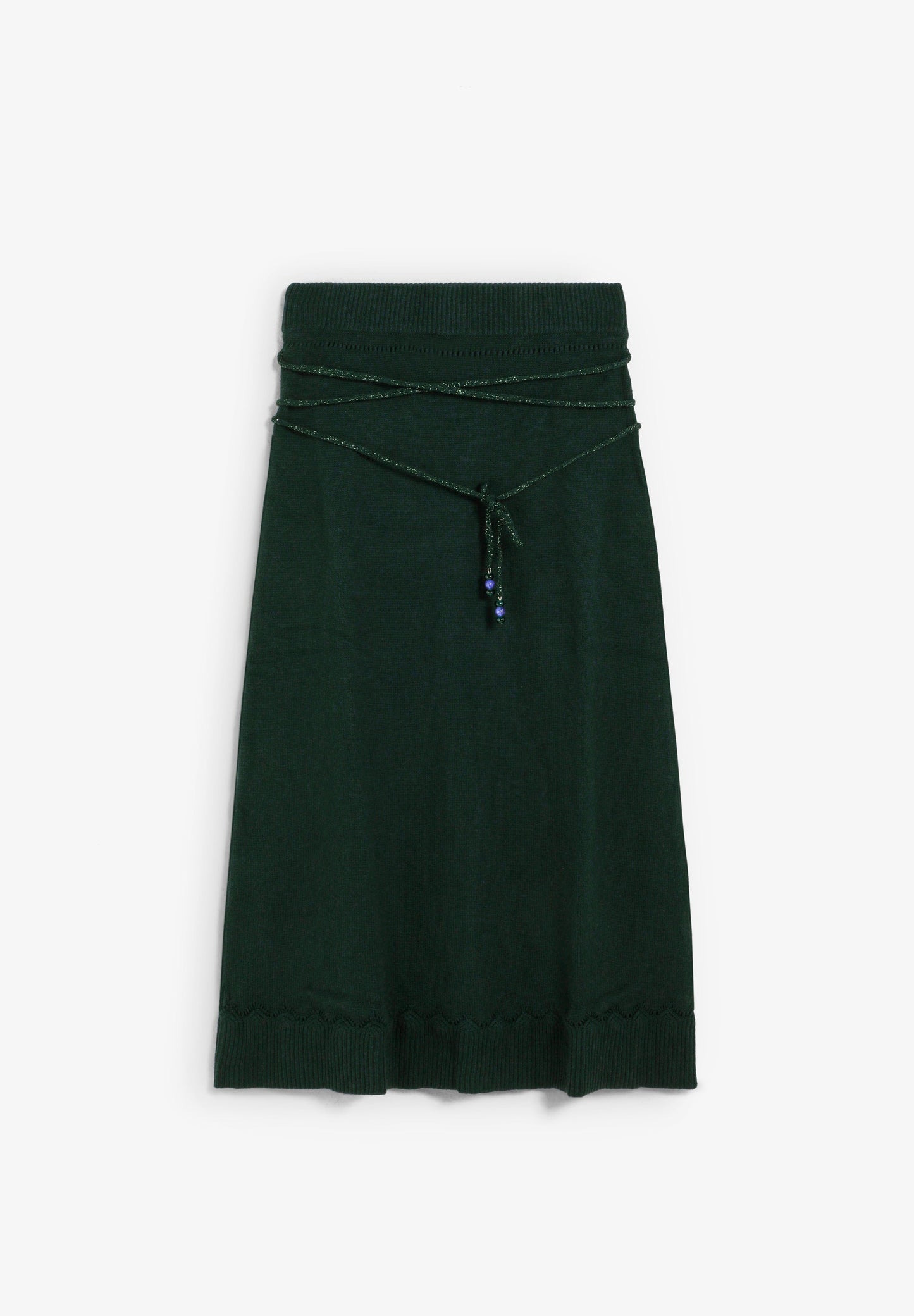 FALDA PUNTO CORDÓN METALIZADO