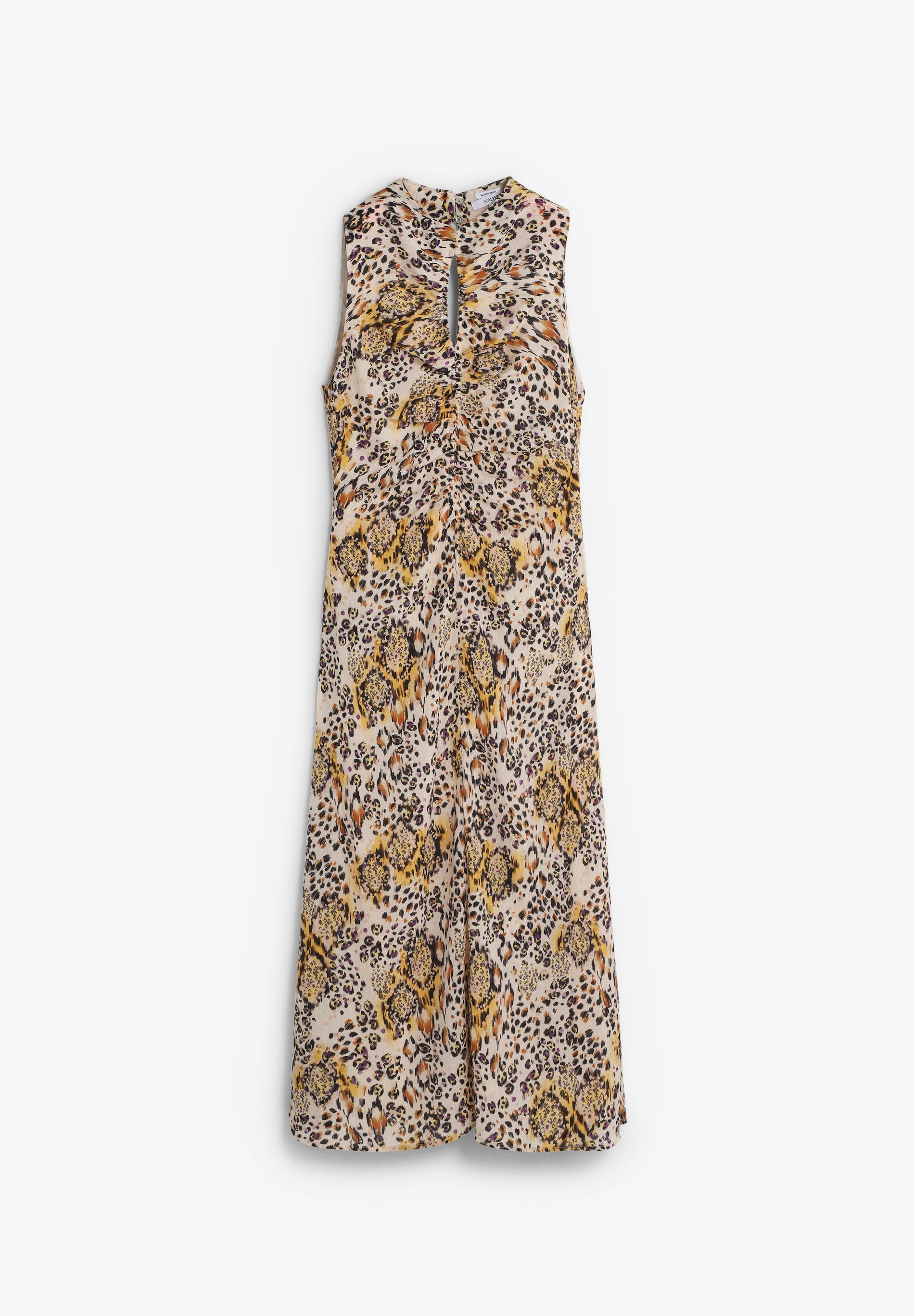 VESTIDO LARGO ANIMAL PRINT