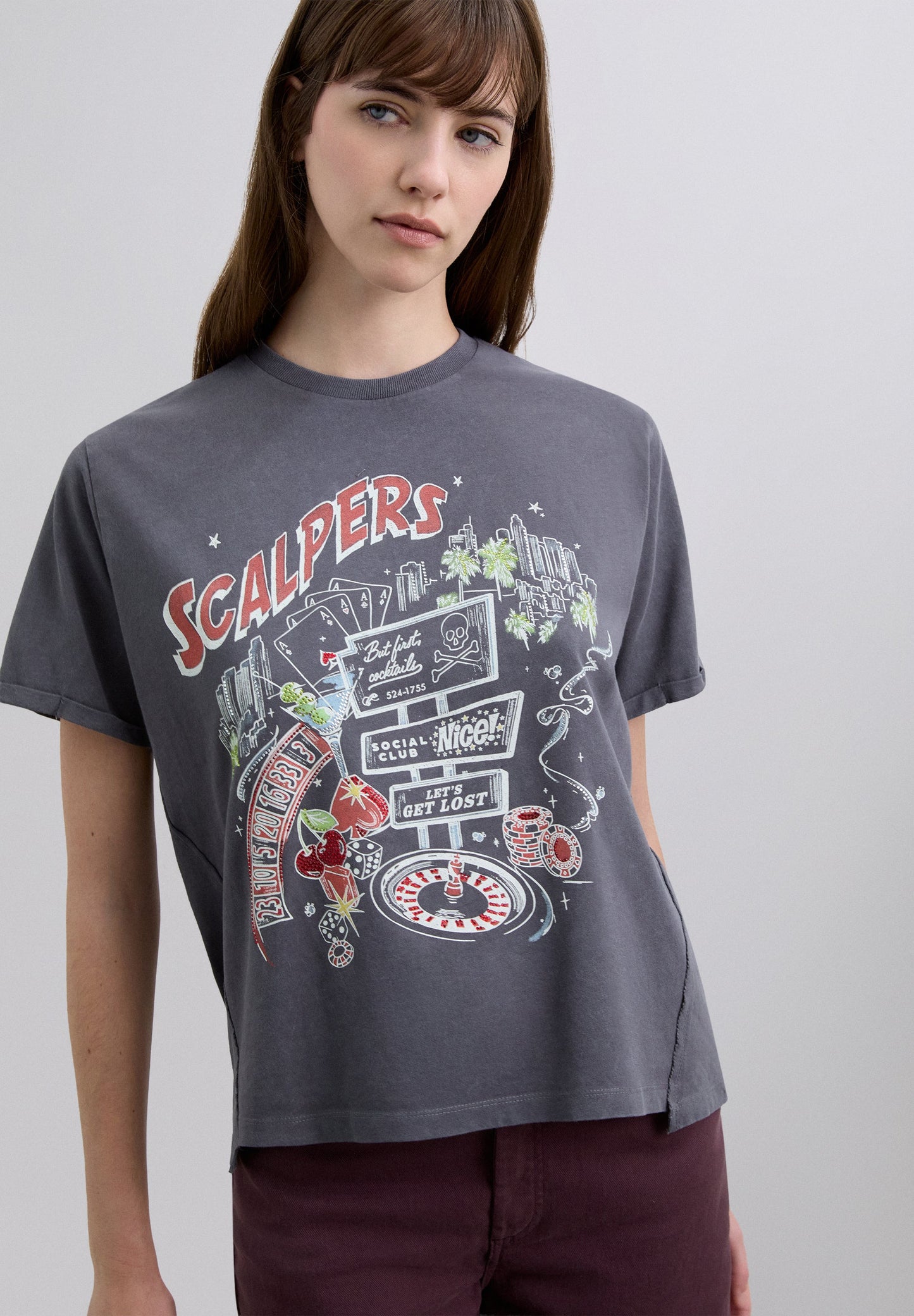 CAMISETA ASIMÉTRICA PRINT