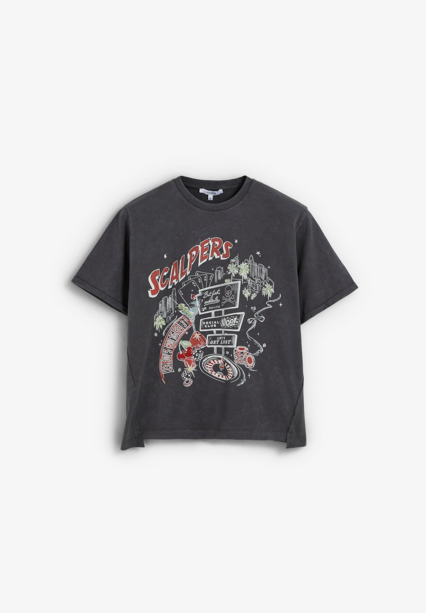 CAMISETA ASIMÉTRICA PRINT