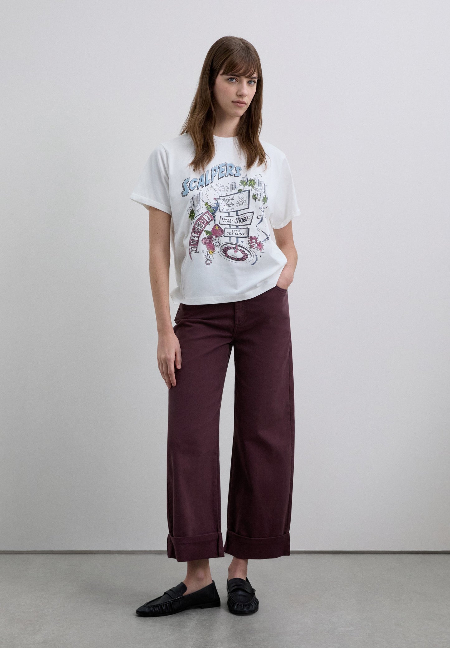 CAMISETA ASIMÉTRICA PRINT