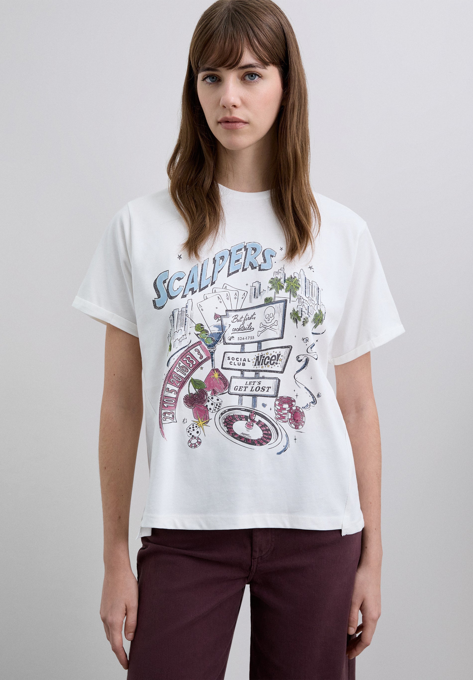 CAMISETA ASIMÉTRICA PRINT