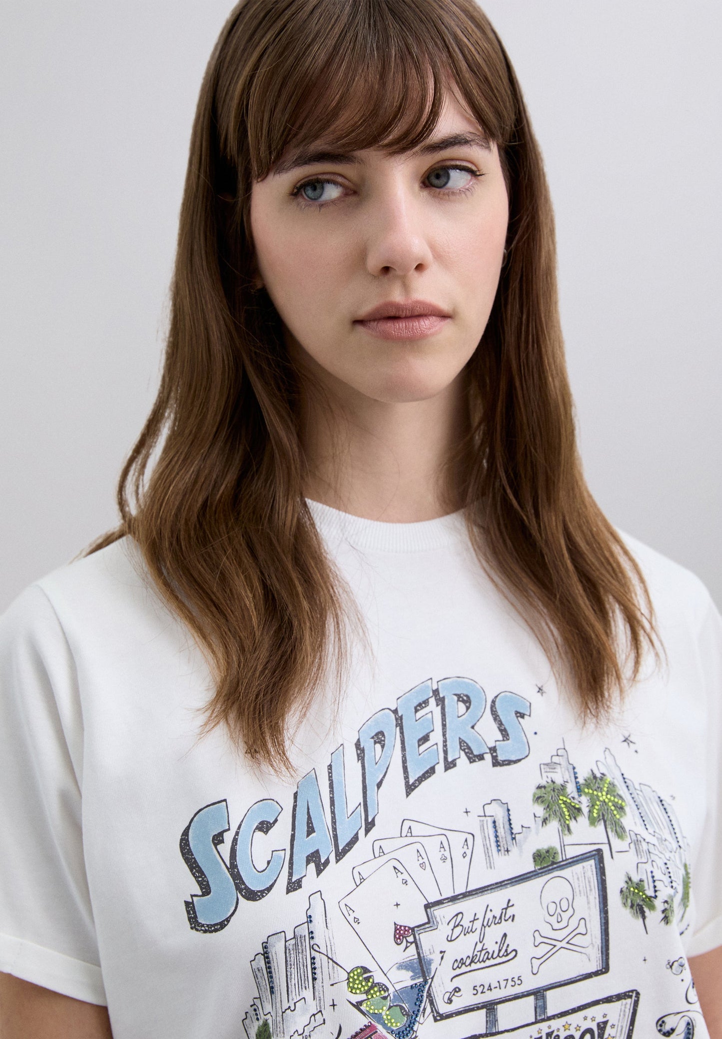CAMISETA ASIMÉTRICA PRINT