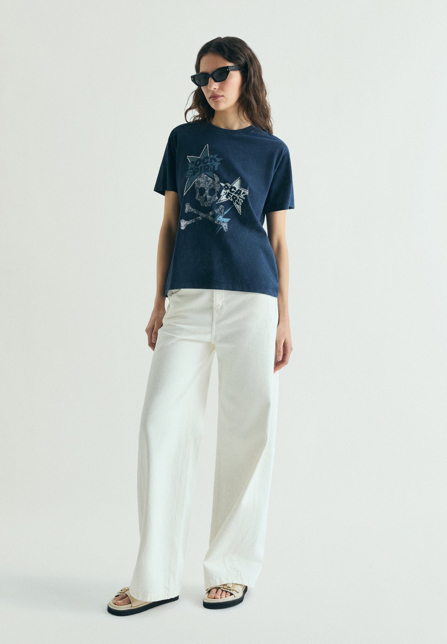 CAMISETA CALAVERA ROCK