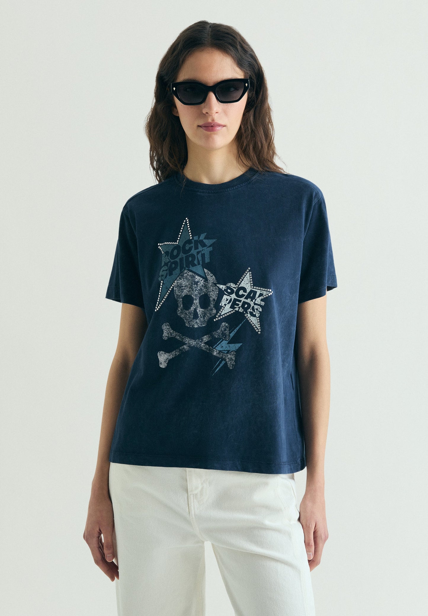 CAMISETA CALAVERA ROCK