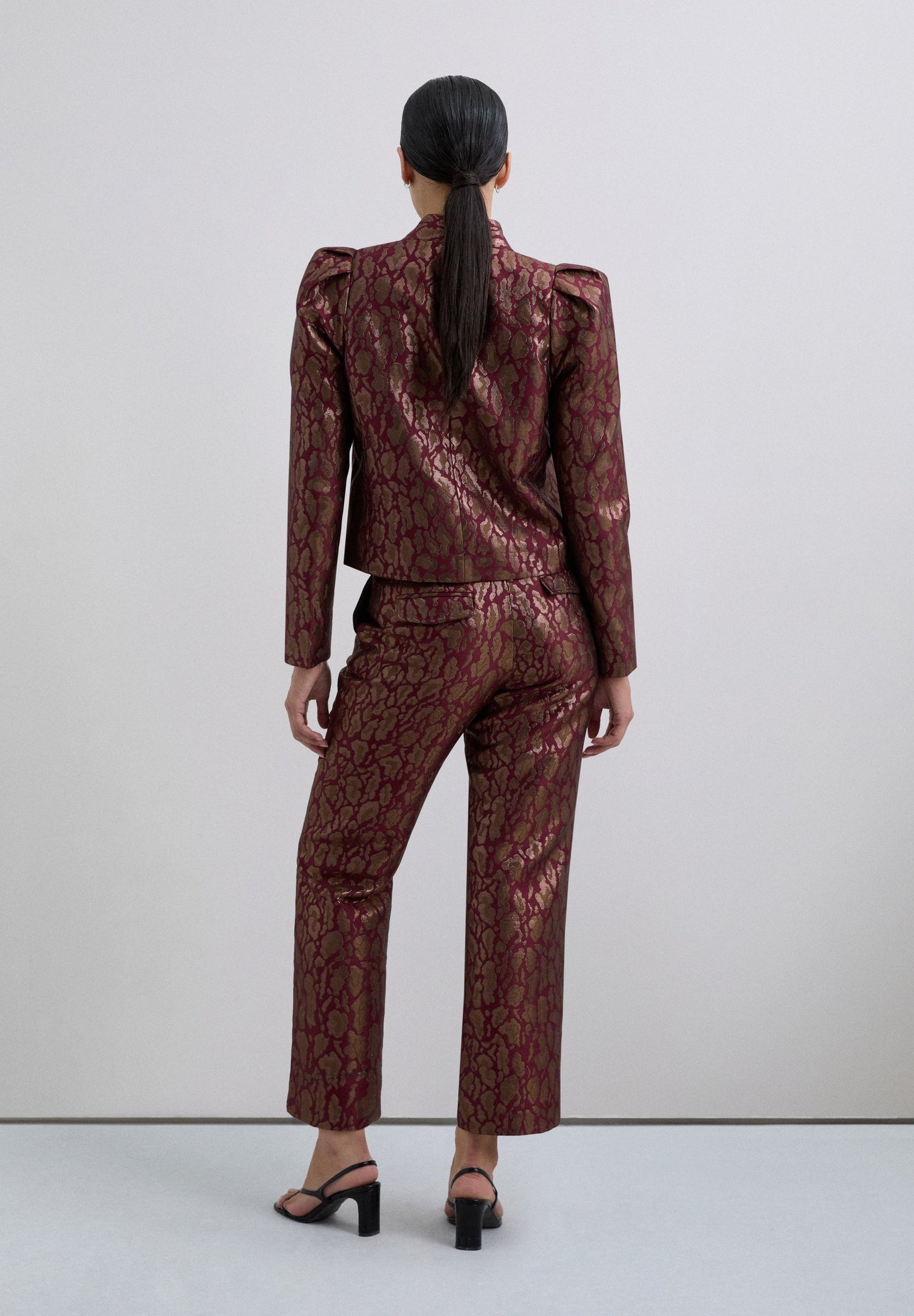 PANTALÓN ANIMAL PRINT METALIZADO