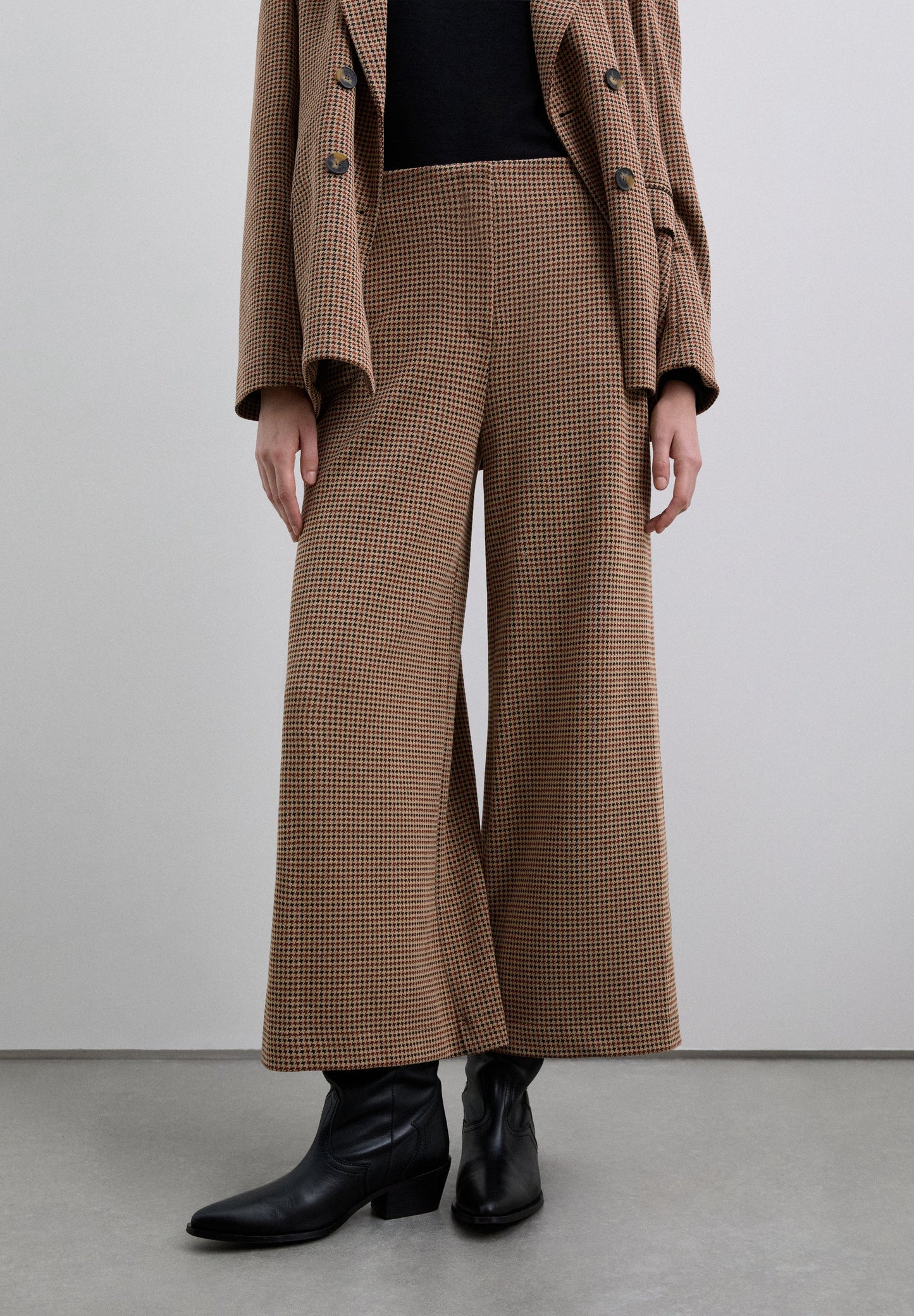 PANTALÓN CULOTTE PATA DE GALLO