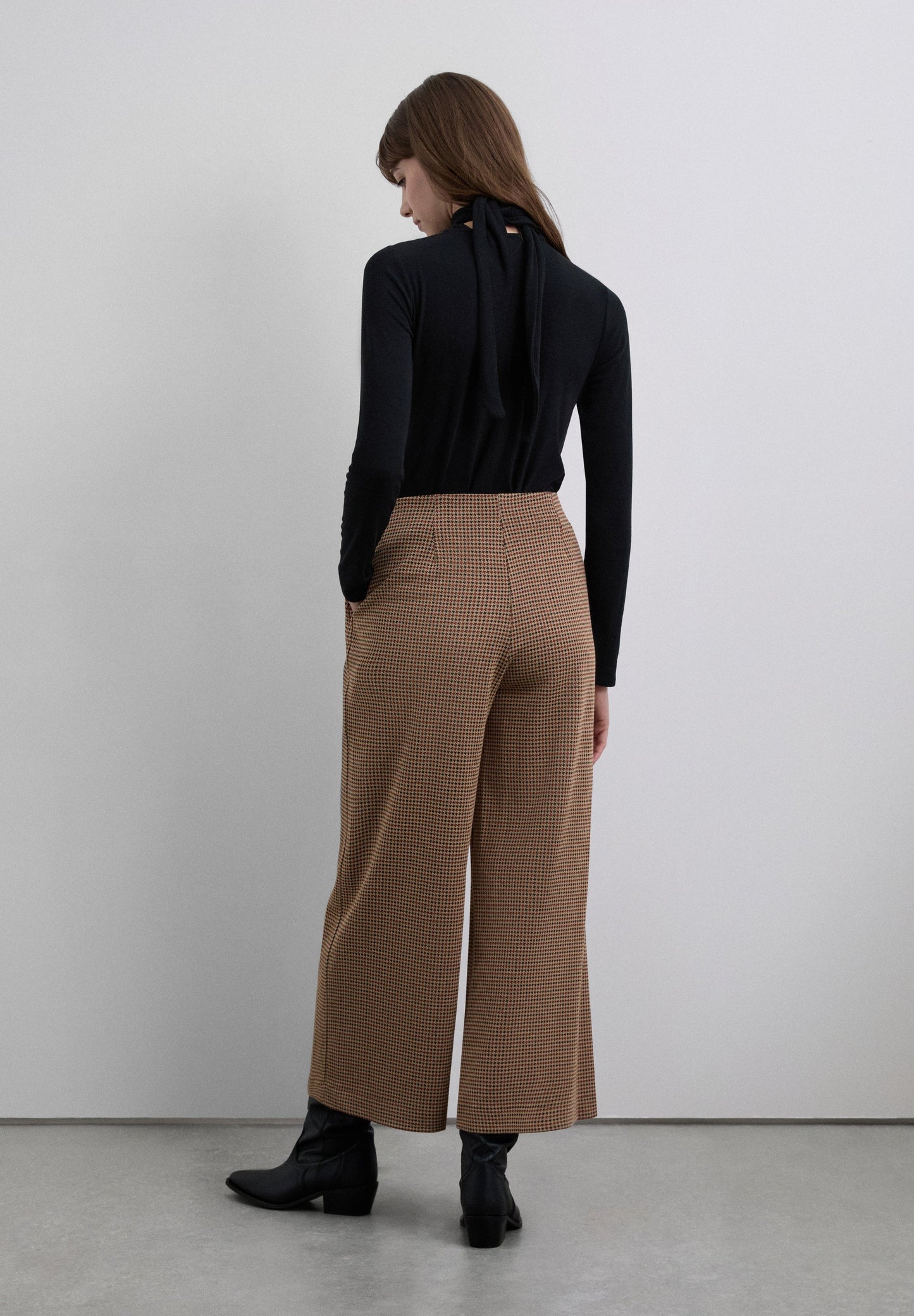 PANTALÓN CULOTTE PATA DE GALLO